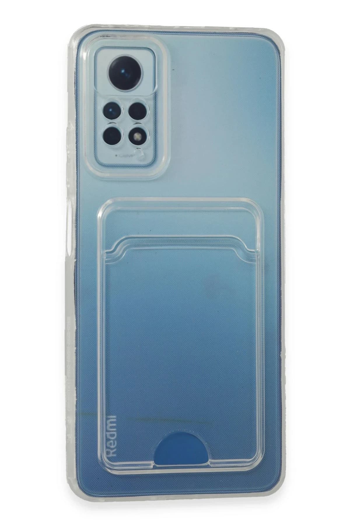 uryport Xiaomi Redmi Note 12 Pro 4G Kılıf Kart Şeffaf Silikon - Şeffaf
