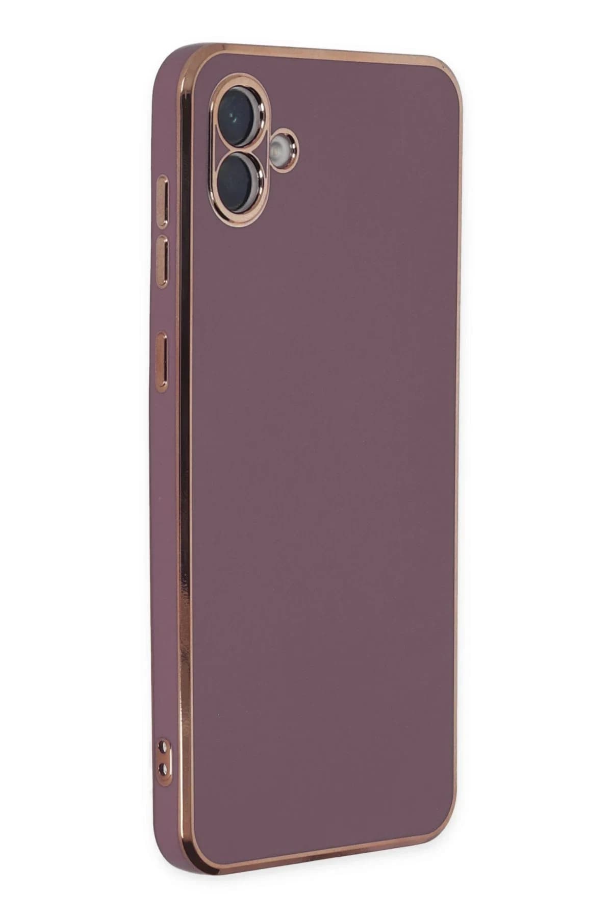 uryport Samsung Galaxy A04 Kılıf Volet Silikon - Mor
