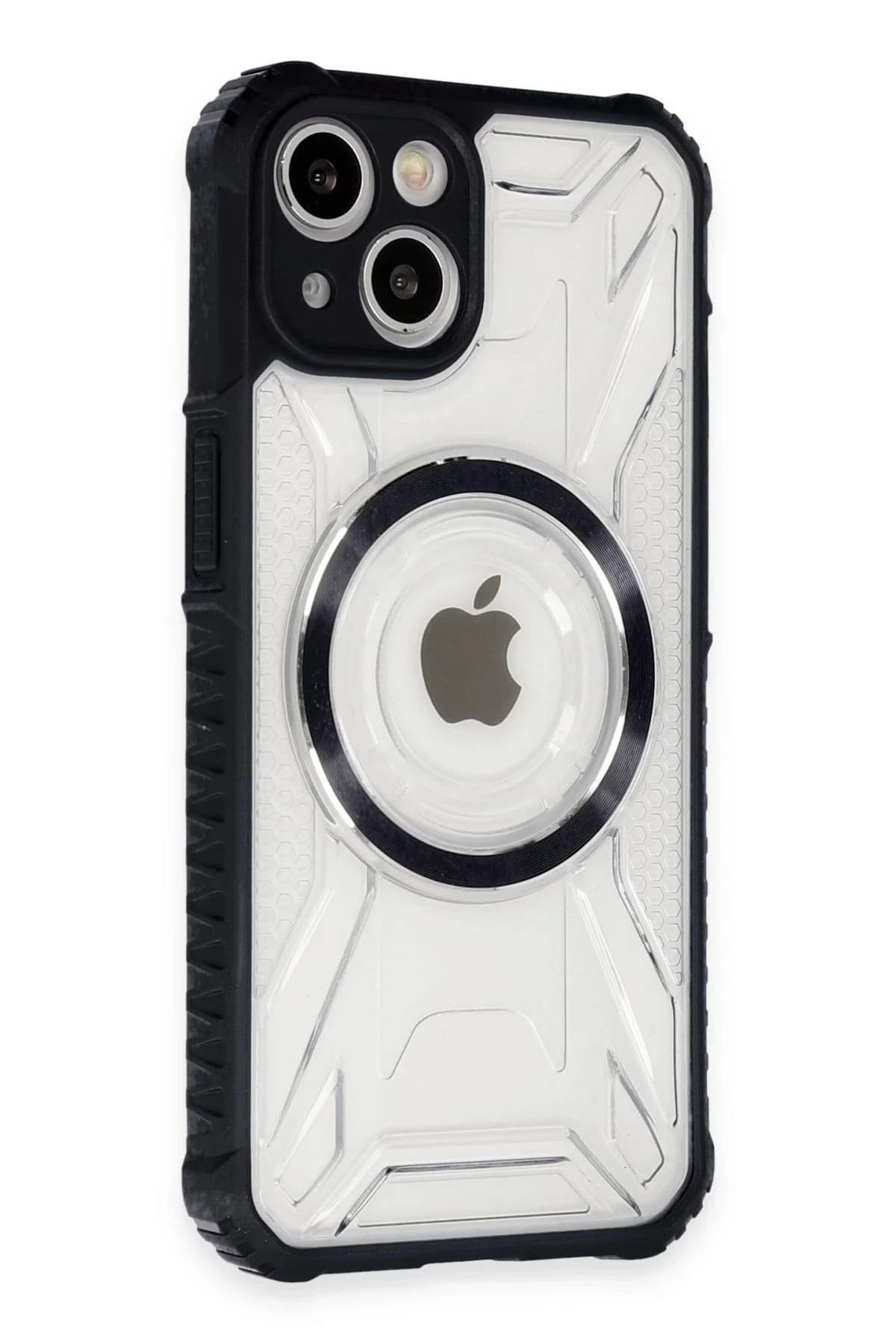 uryport Apple iPhone 14 Kılıf Prag Magneticsafe Kapak - Siyah