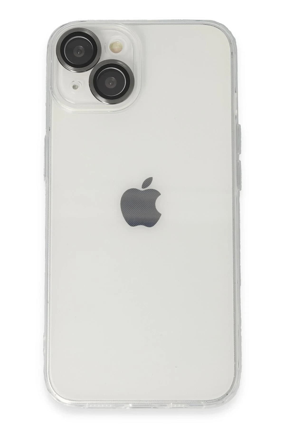 uryport Apple iPhone 14 Kılıf Luko Lens Silikon - Siyah