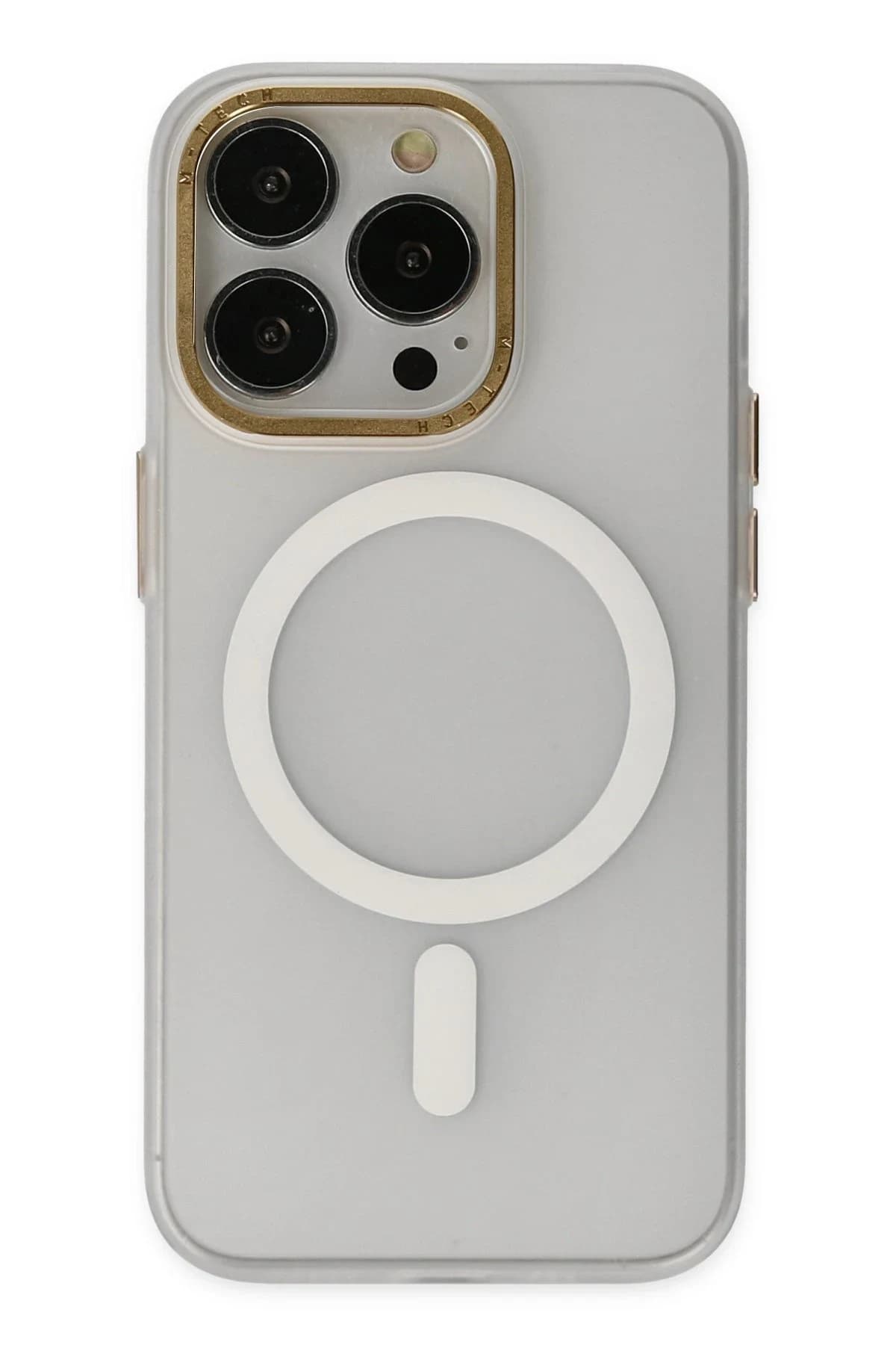 uryport Apple iPhone 14 Pro Kılıf Lodos Magneticsafe Mat Kapak - Şeffaf