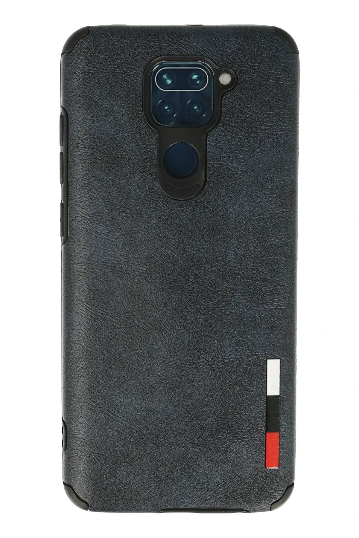 uryport Xiaomi Redmi Note 9 Kılıf Loop Deri Silikon - Lacivert