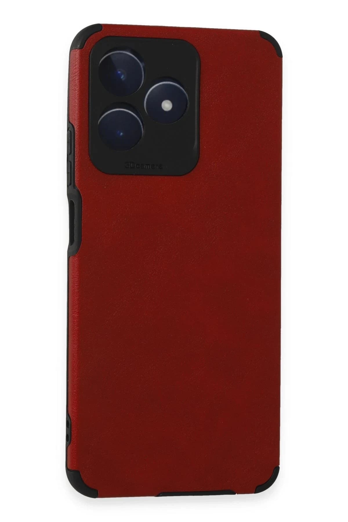 uryport Realme C53 Kılıf Loop Deri Silikon - Kırmızı