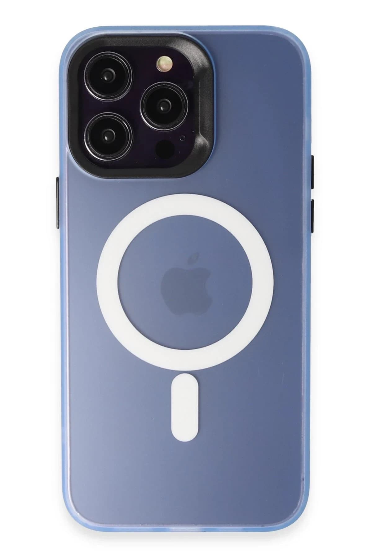Joko Apple iPhone 13 Pro Max Kılıf Mateks Magsafe Kapak - Sierra Blue