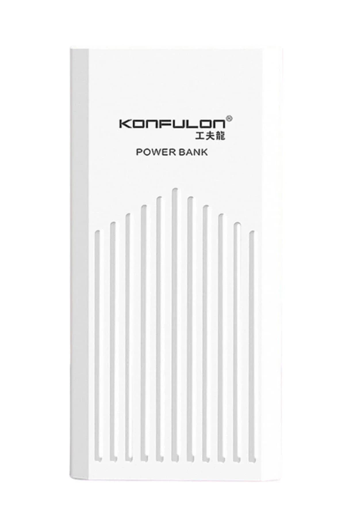 Konfulon P40Q Powerbank 40.000 mAh PD 18W Hızlı Şarj - Beyaz