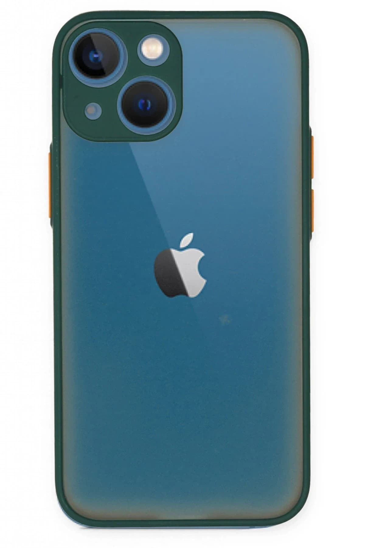 uryport Apple iPhone 15 Plus Kılıf Montreal Silikon Kapak - Yeşil