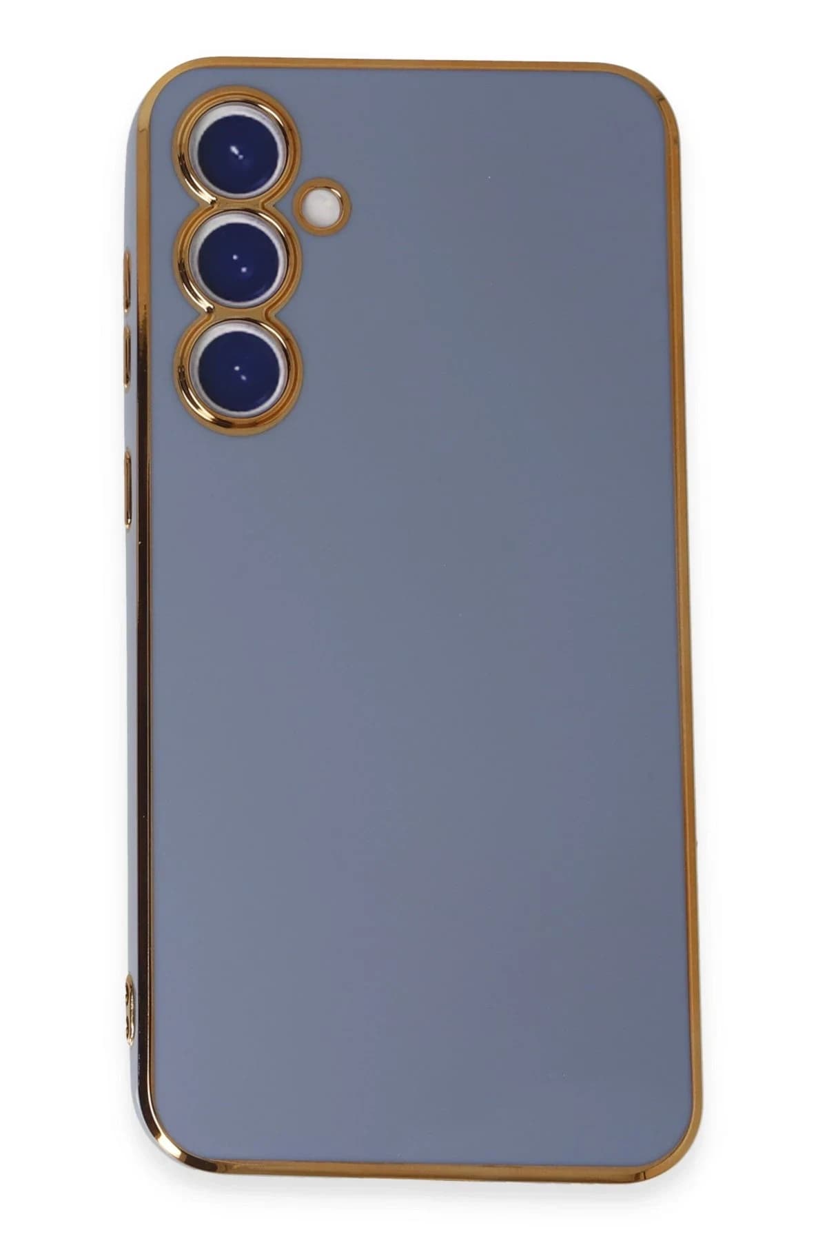 uryport Samsung Galaxy S23 FE Kılıf Volet Silikon - Mavi
