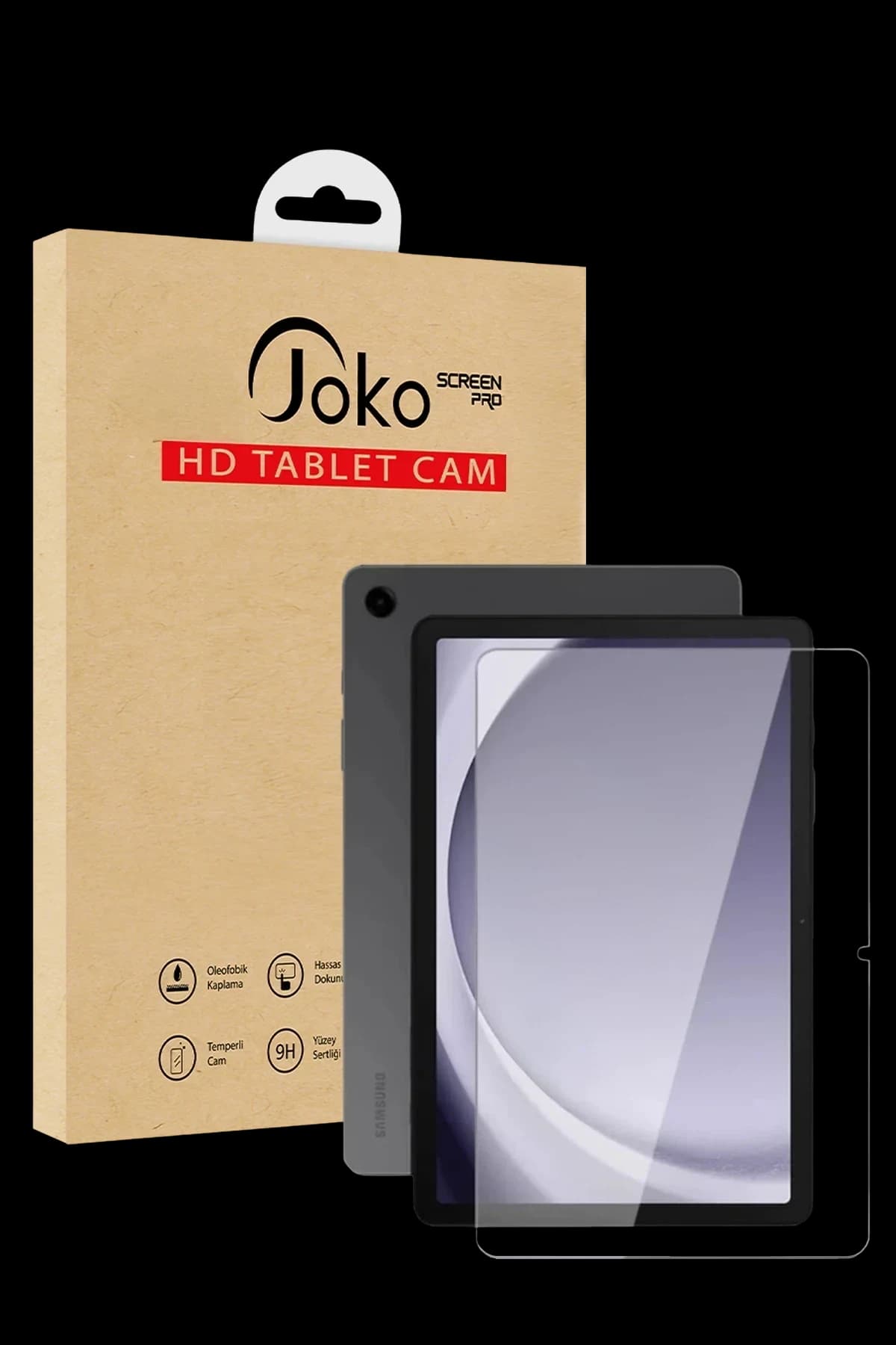Joko Samsung Galaxy Tab A9 HD Tablet Cam Ekran Koruyucu - Şeffaf