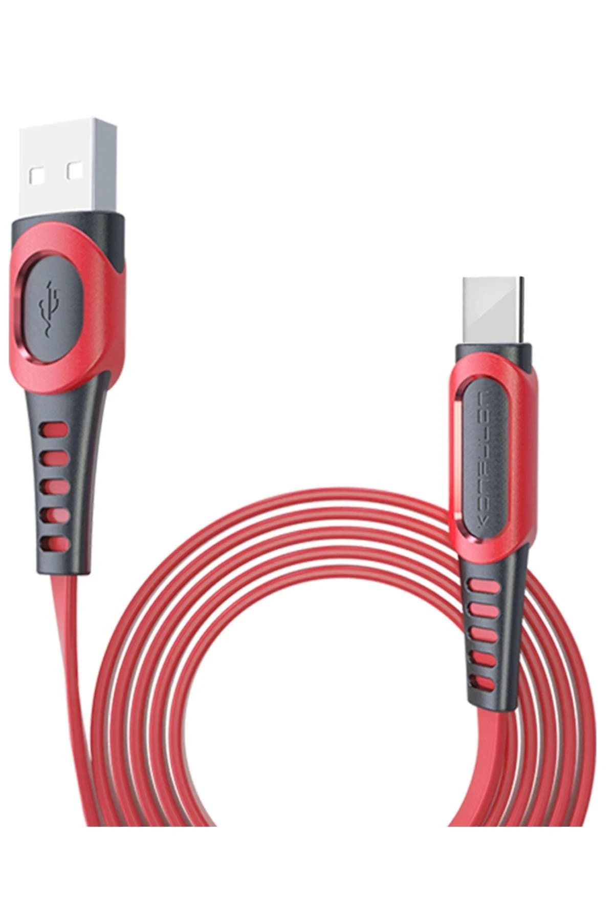 Konfulon DC03 Süper Hızlı Type-C Kablo 1M 2.4A - Kırmızı