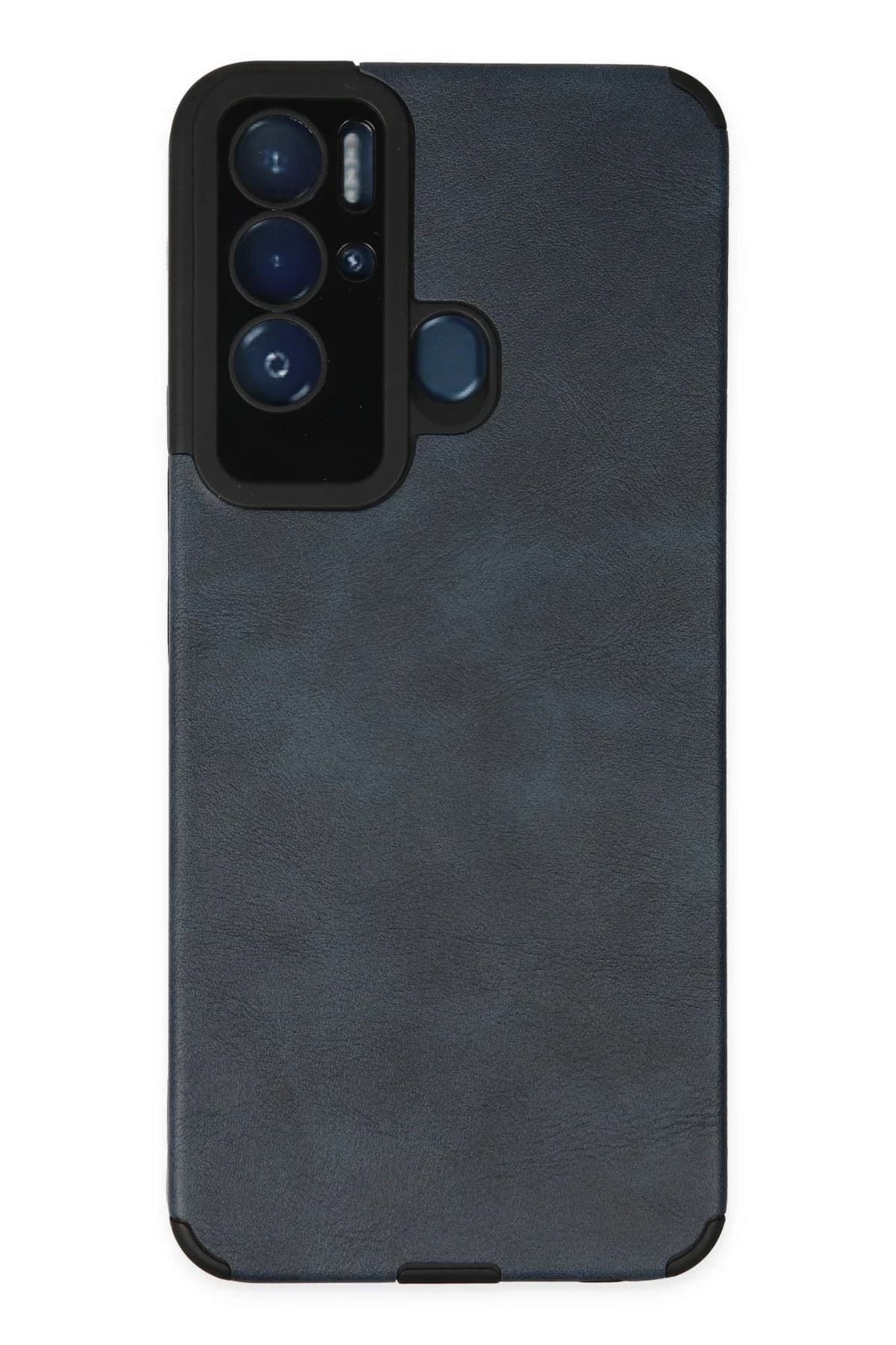 uryport Tecno Pova Neo Kılıf Loop Deri Silikon - Lacivert
