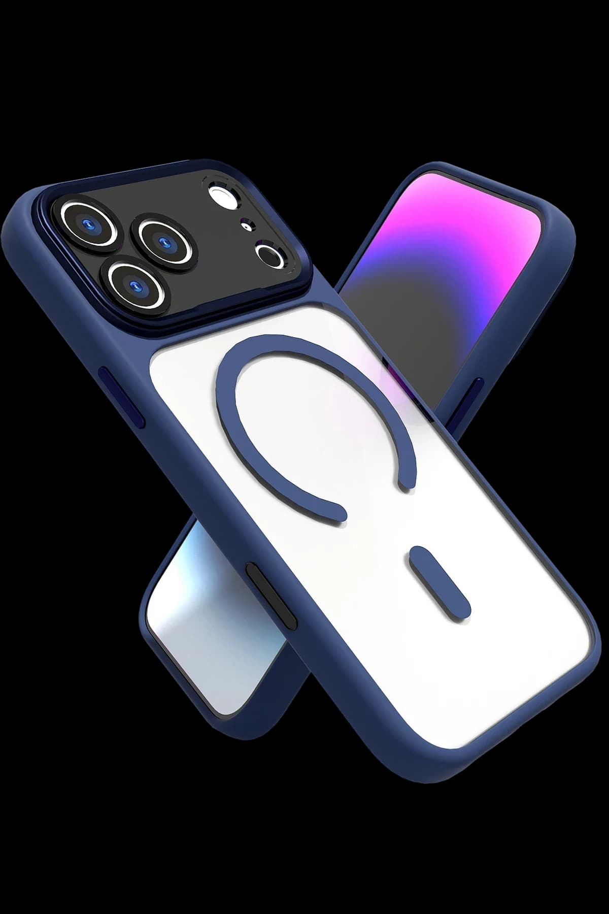 Joko Apple iPhone 17 Pro Max Hazar Magsafe Kapak - Lacivert