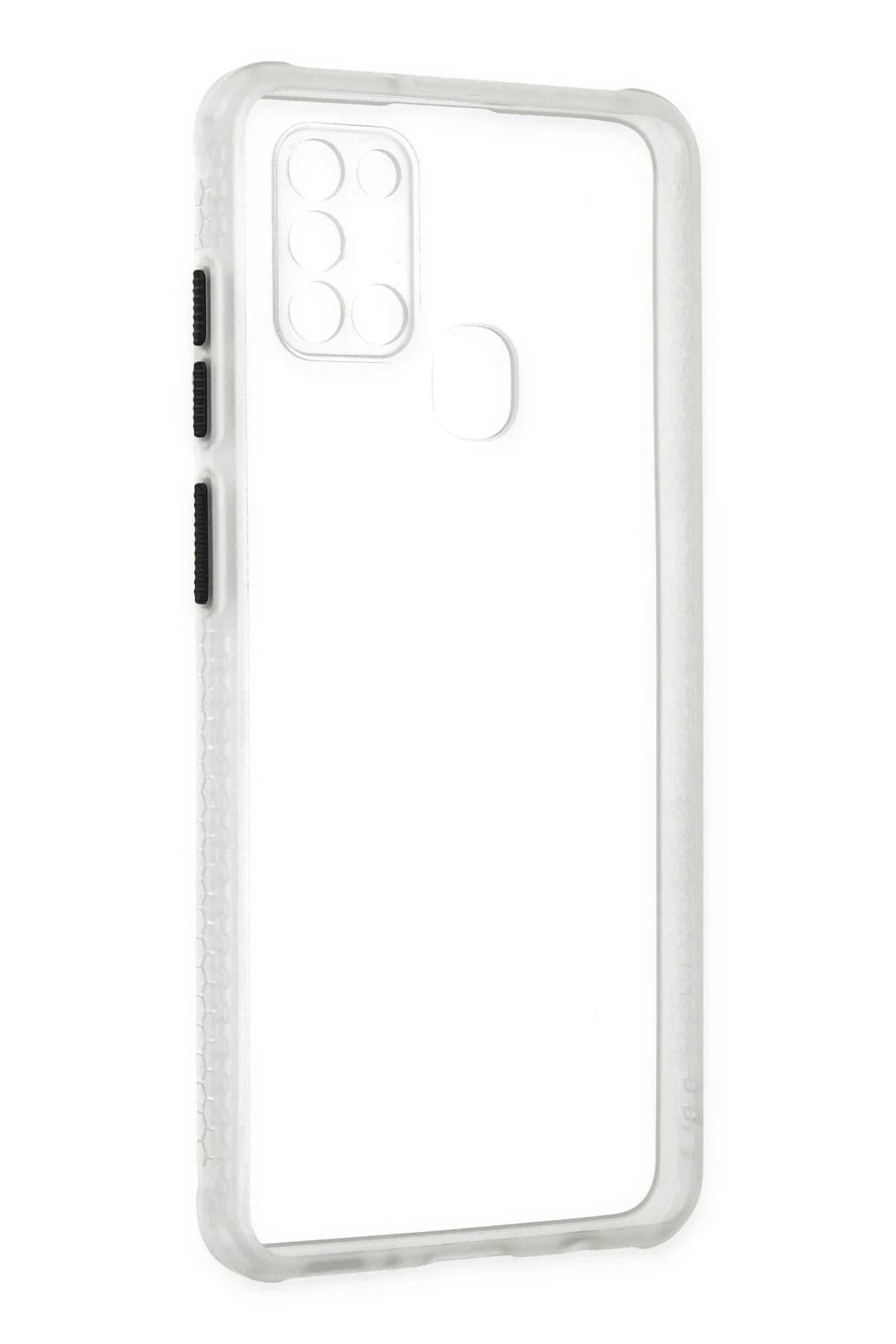uryport Samsung Galaxy M31 Kılıf Miami Şeffaf Silikon - Şeffaf