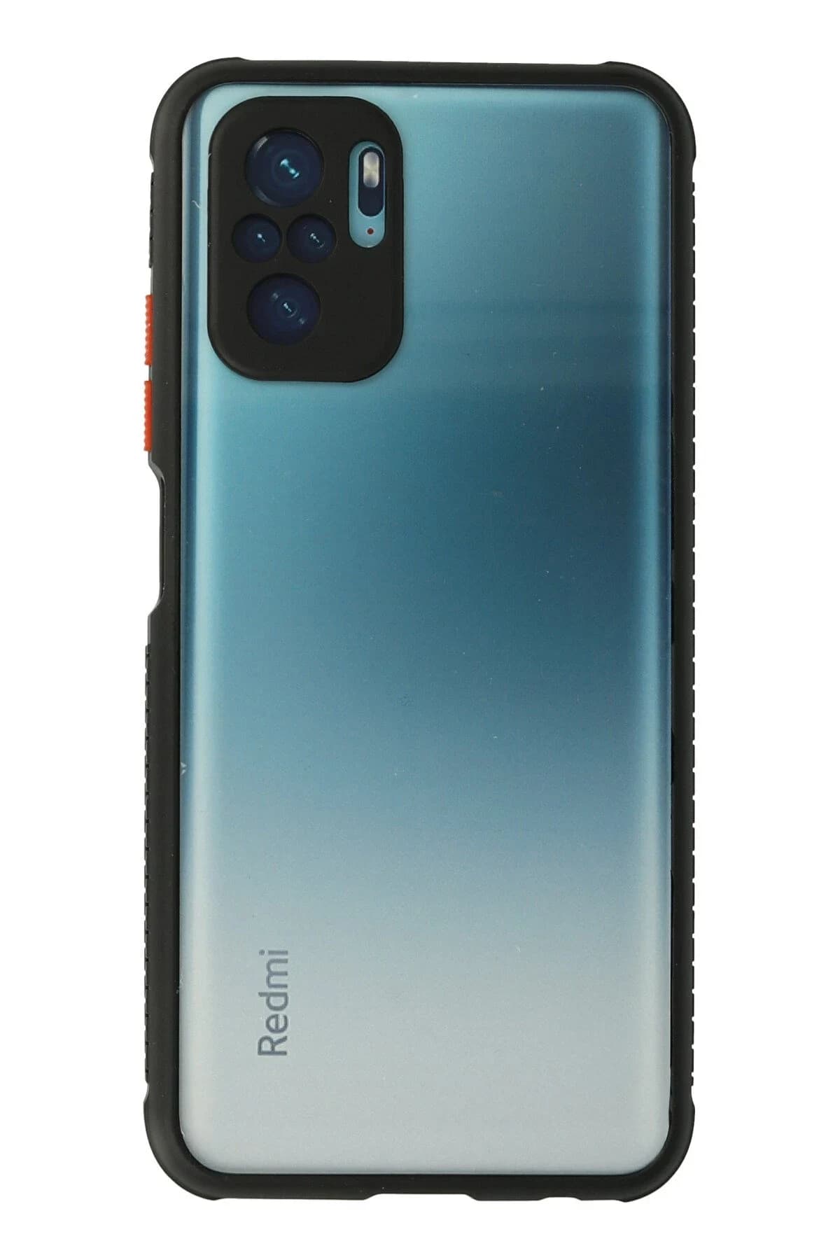 uryport Xiaomi Redmi Note 10 Kılıf Miami Şeffaf Silikon - Siyah