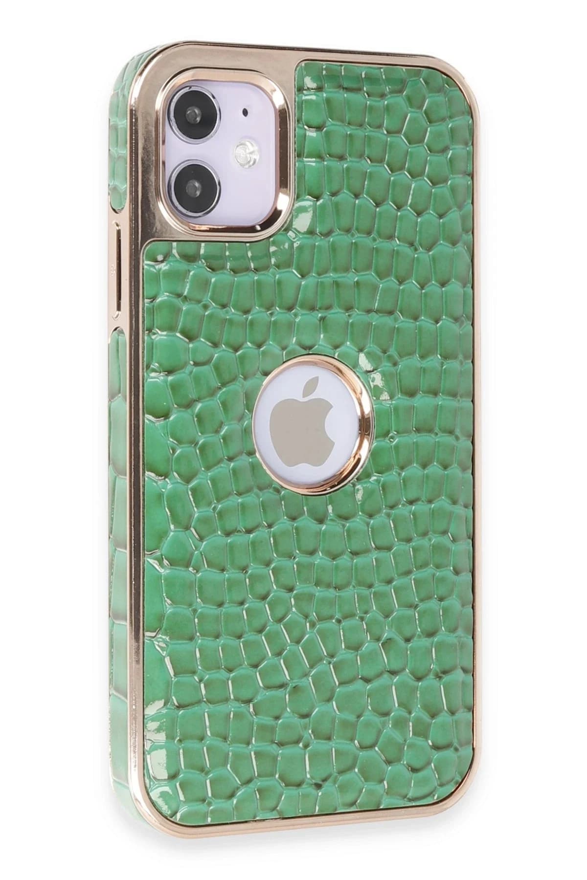 uryport Apple iPhone 11 Kılıf Snake Kapak - Koyu Yeşil
