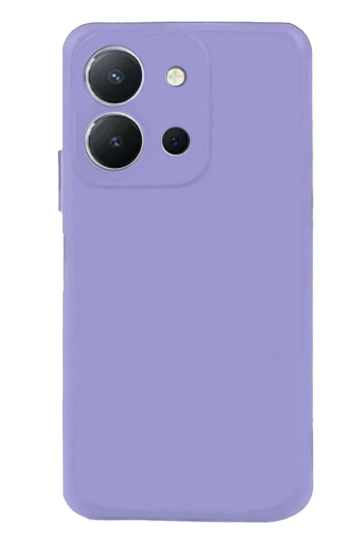 uryport Vivo Y36 Kılıf Nano içi Kadife Silikon - Lila