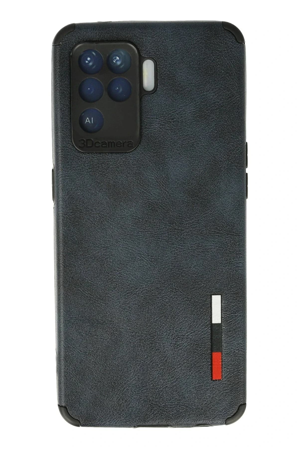 uryport Oppo Reno 5 Lite Kılıf Loop Deri Silikon - Lacivert