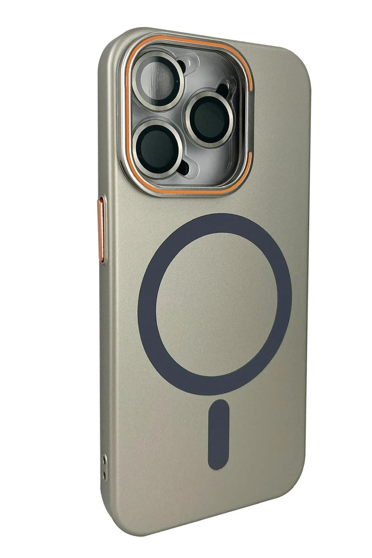 Joko Apple iPhone 15 Pro Max Drago Lens Standlı Magsafe Kapak - Titan Gri