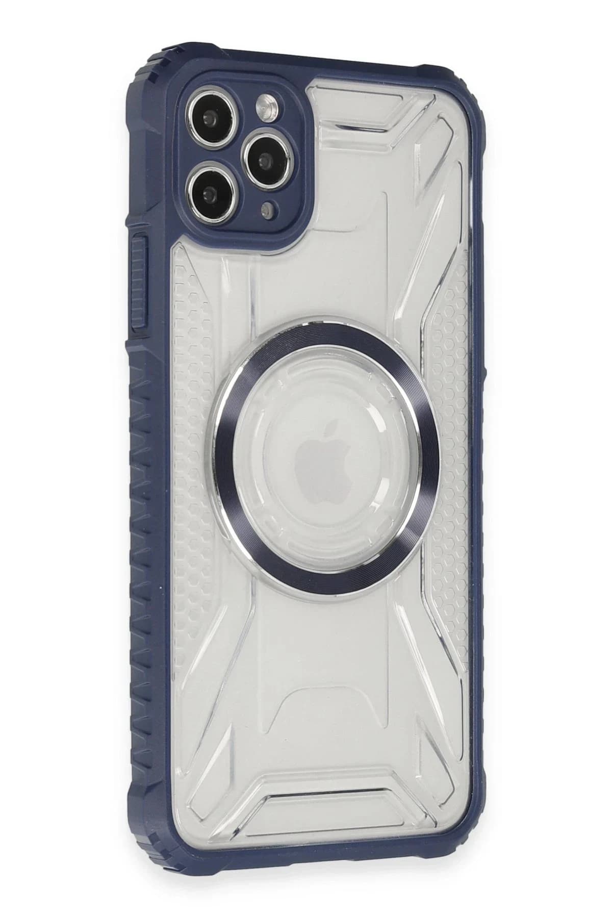 uryport Apple iPhone 11 Pro Kılıf Prag Magneticsafe Kapak - Lacivert