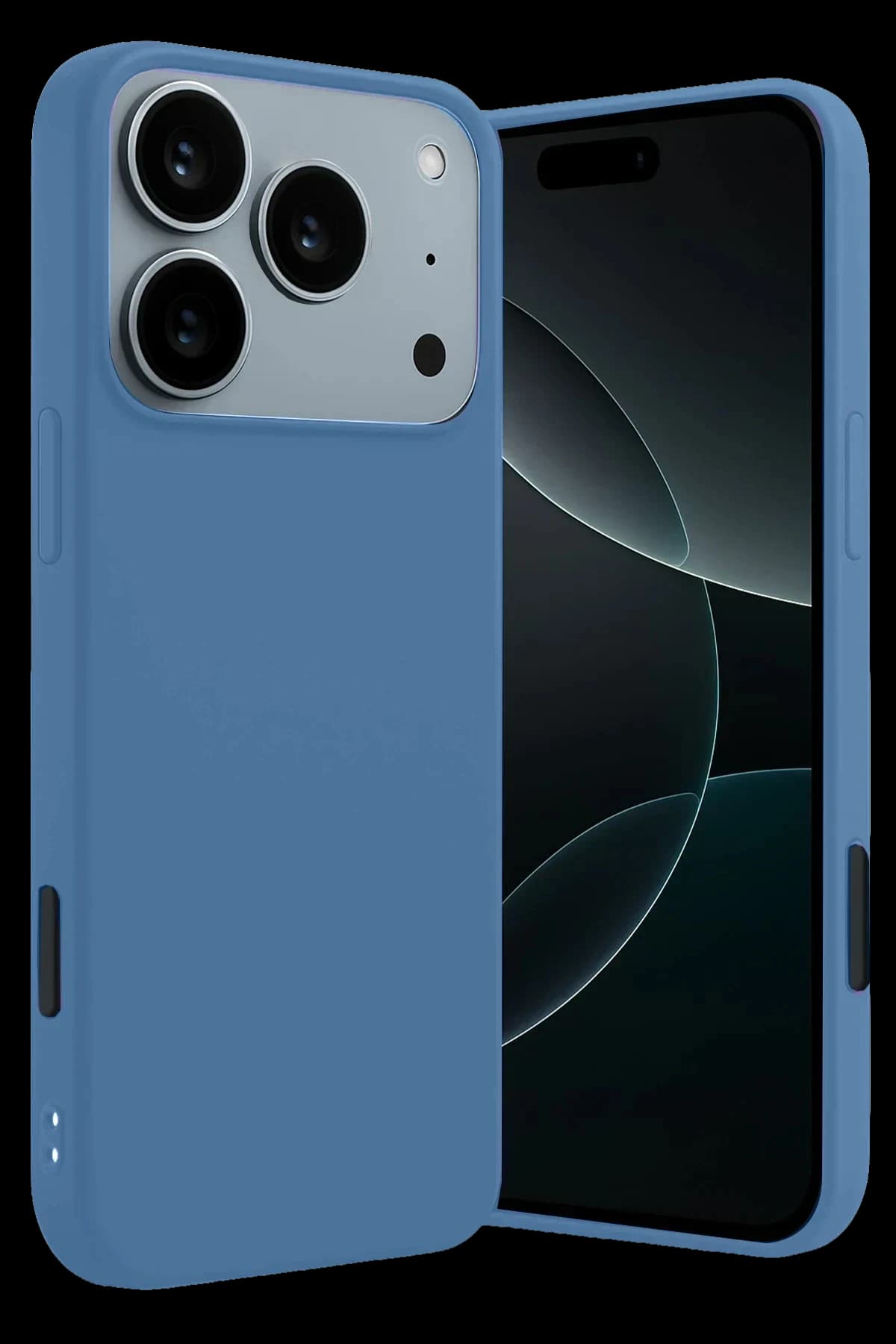 uryport Apple iPhone 18 Pro Max First Silikon - Mavi