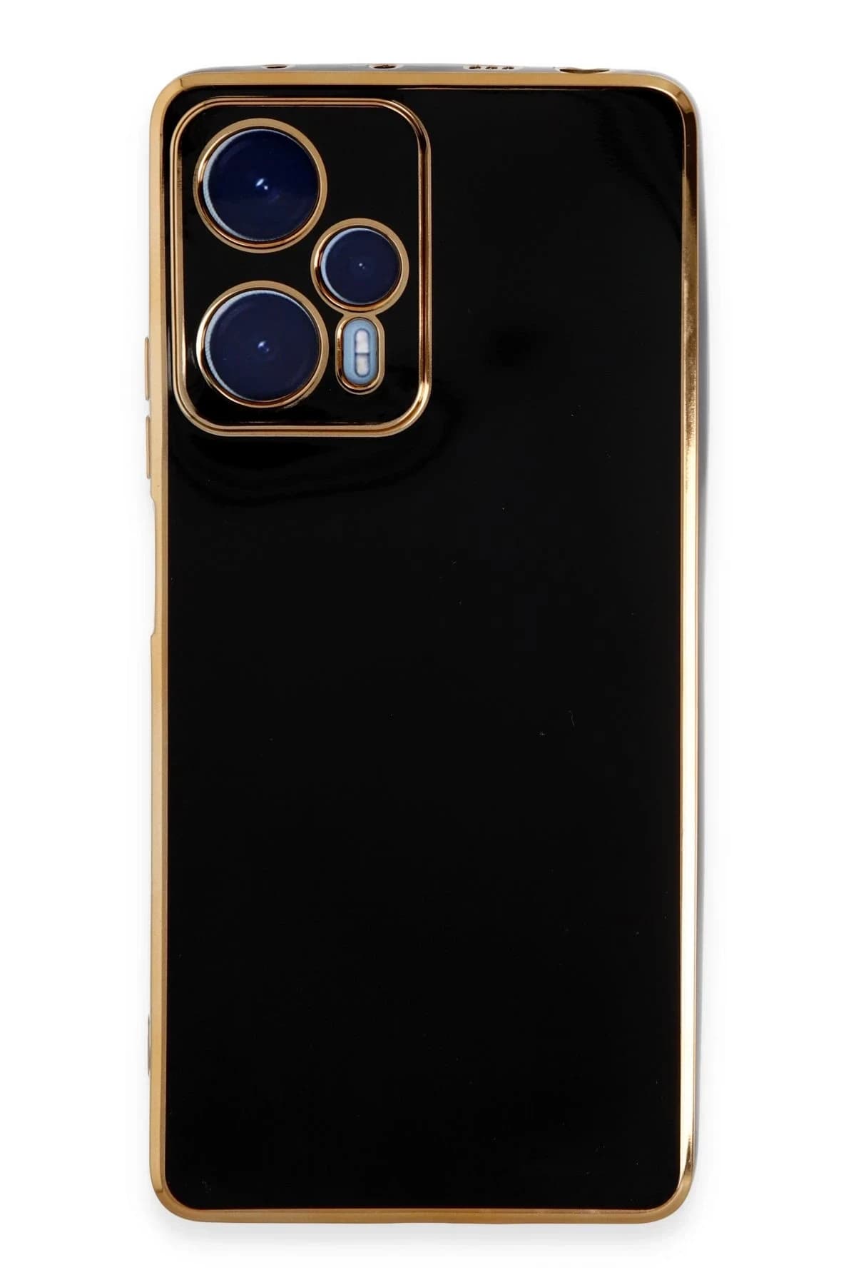 uryport Xiaomi Poco F5 Kılıf Volet Silikon - Siyah