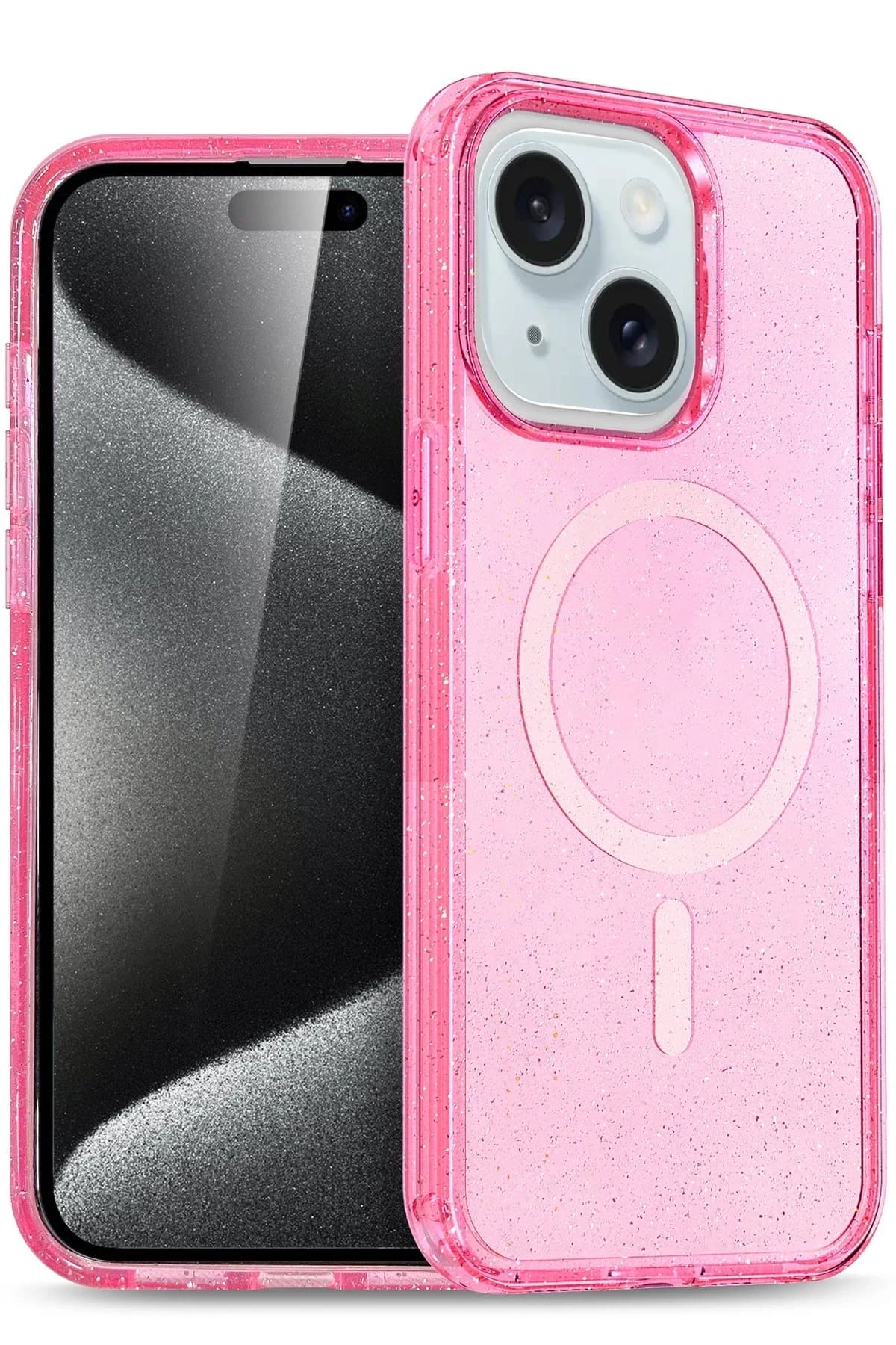 Joko Apple iPhone 15 Star Magsafe Kapak - Pembe