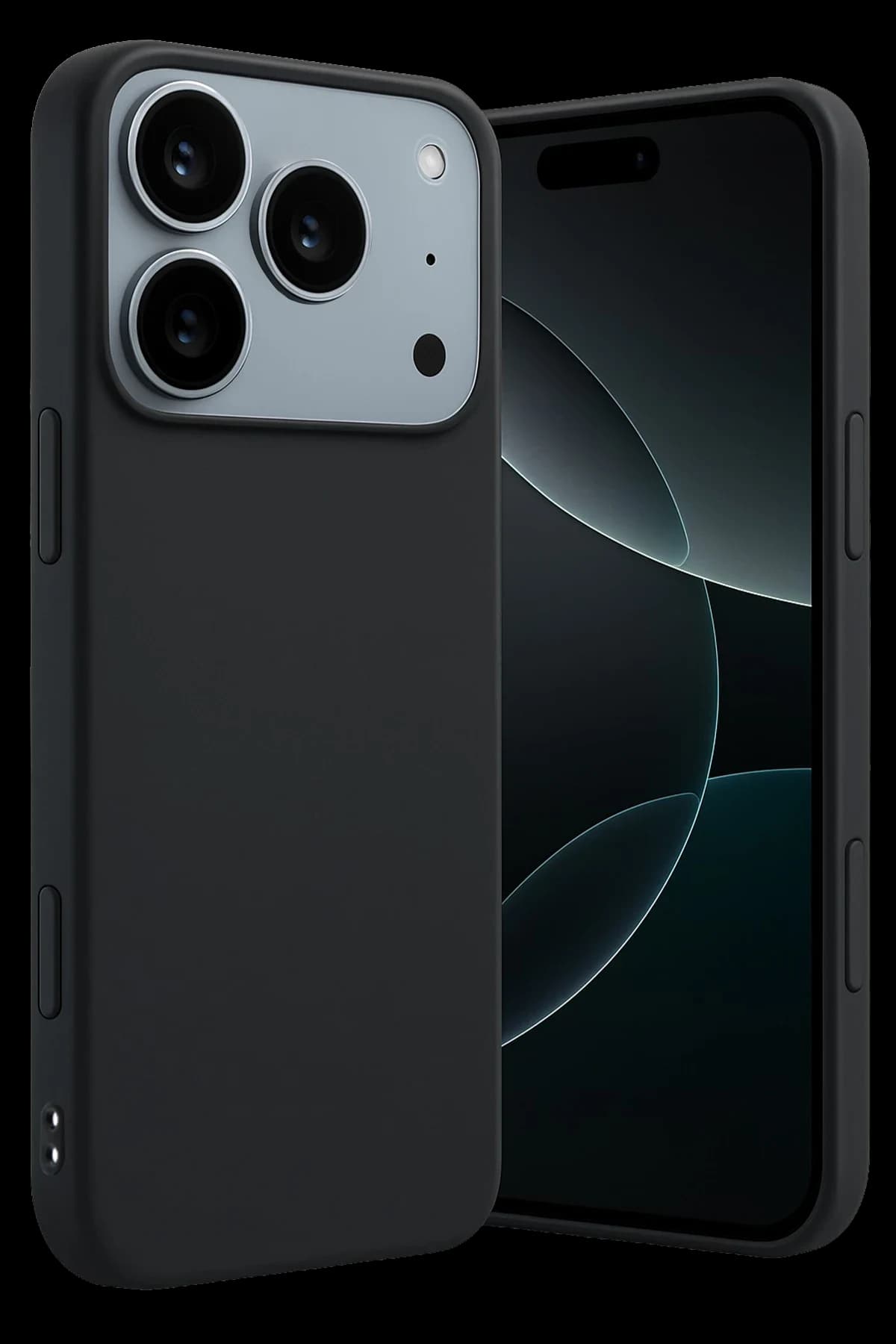 uryport Apple iPhone 18 Pro Max First Silikon - Siyah