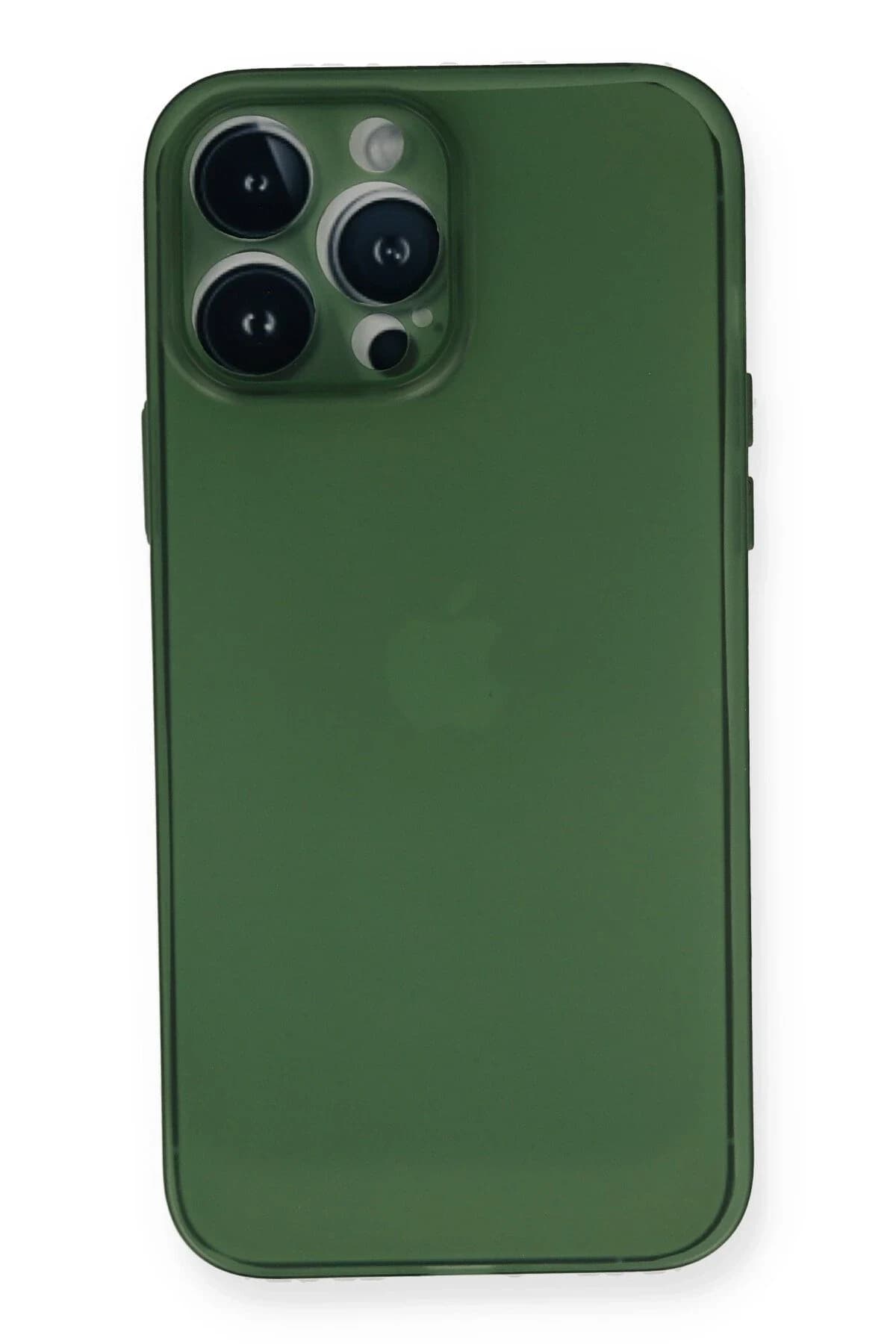 uryport Apple iPhone 14 Pro Kılıf PP Ultra İnce Kapak - Yeşil