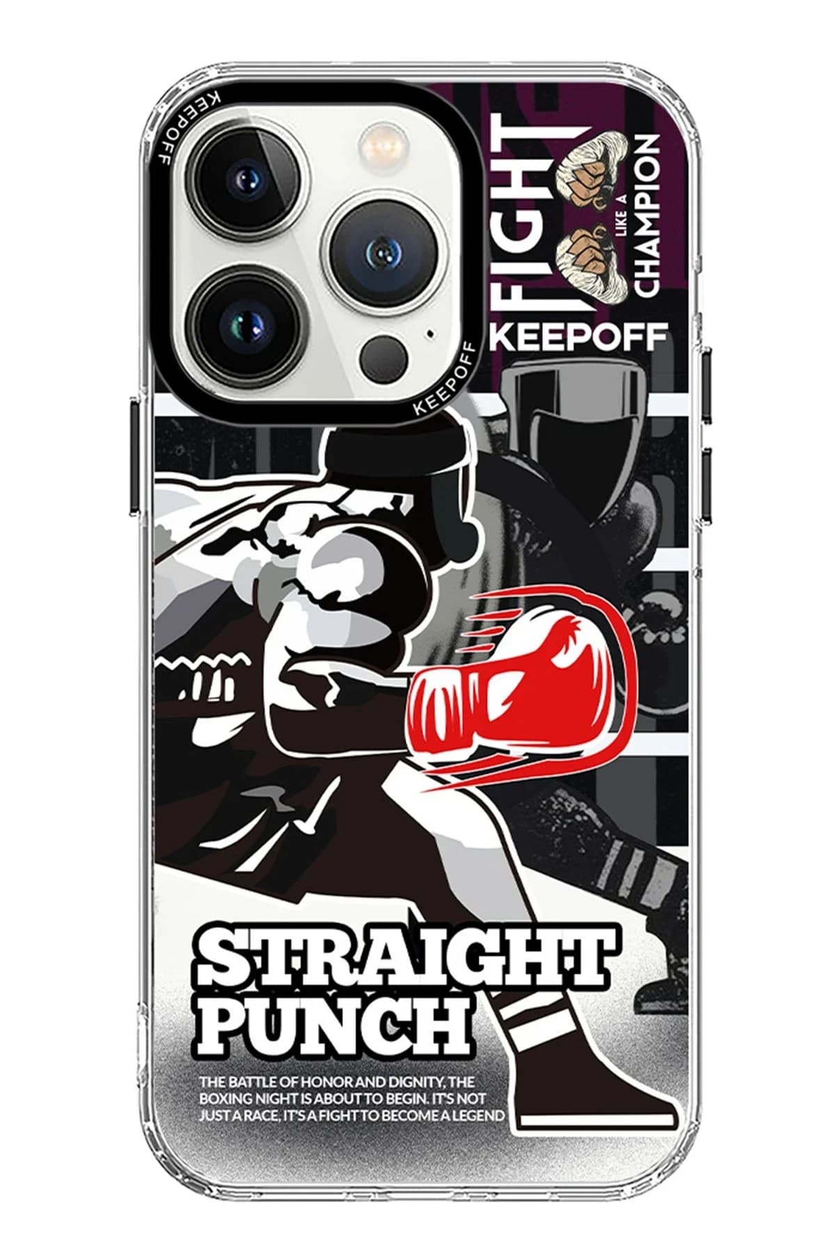 Keep Off Apple iPhone 15 Pro Max Arena Fighting Magsafe Kapak - Duel