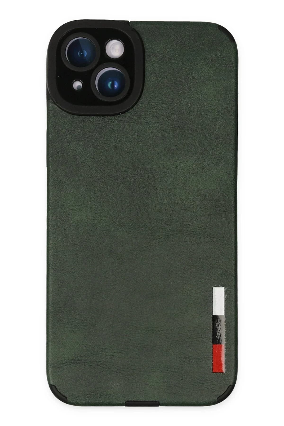 uryport Apple iPhone 14 Plus Kılıf Loop Deri Silikon - Yeşil