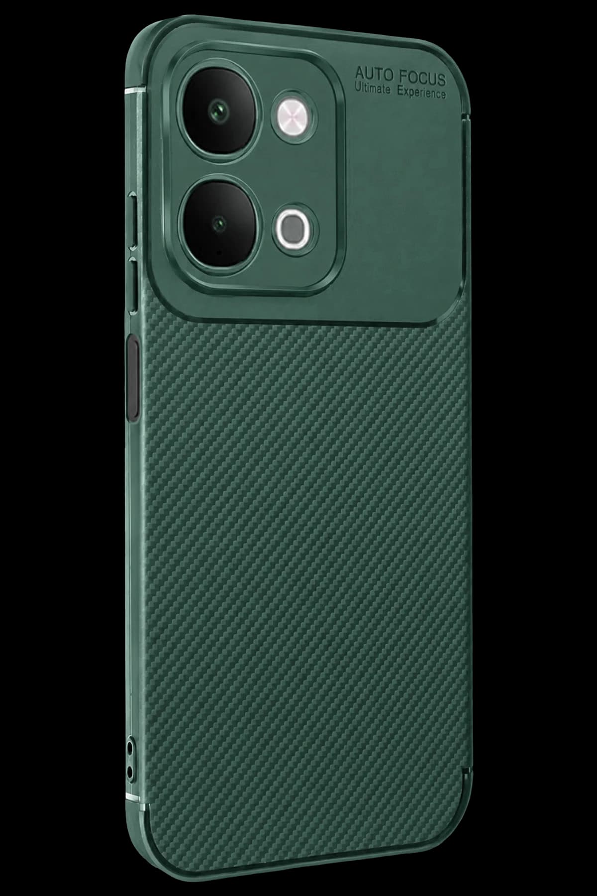 uryport Vivo Y31d Auto Focus Karbon Kapak - Yeşil