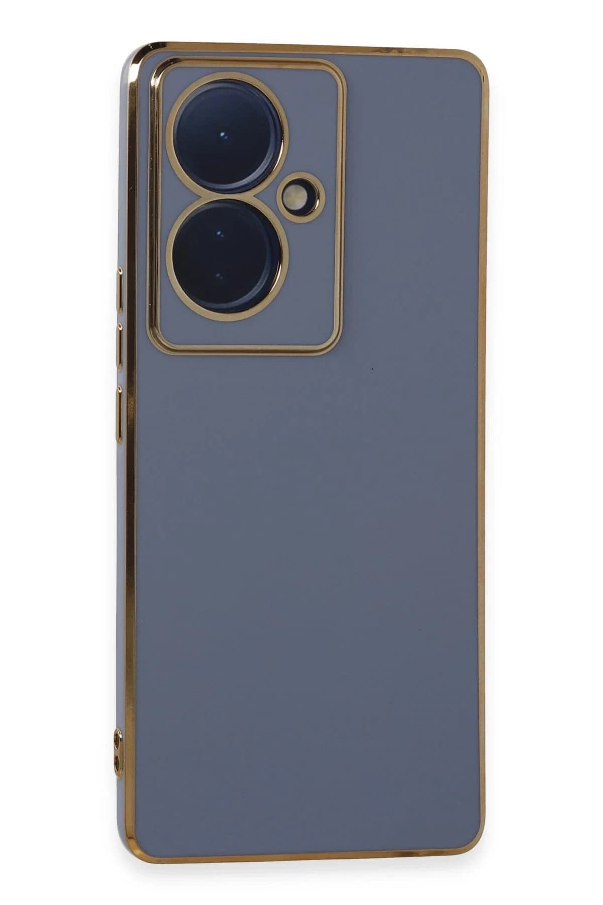 uryport Vivo V29 Lite Kılıf Volet Silikon - Mavi