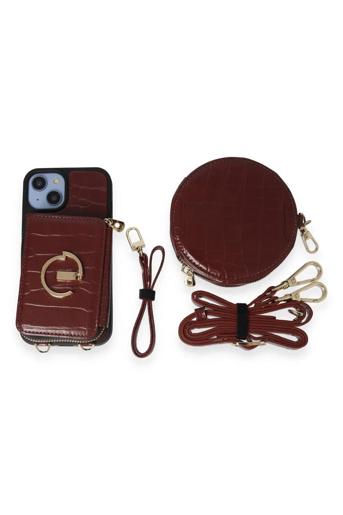 Joko Apple iPhone 14 Kılıf Ermes Kapak - Bordo
