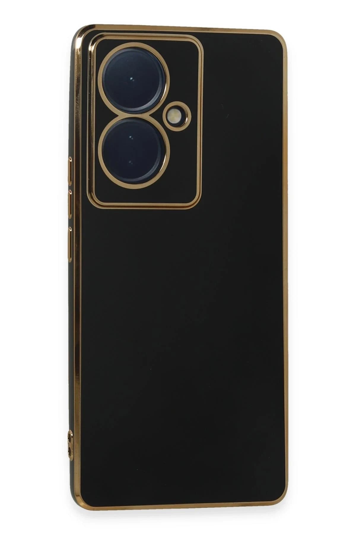 uryport Vivo V29 Lite Kılıf Volet Silikon - Siyah