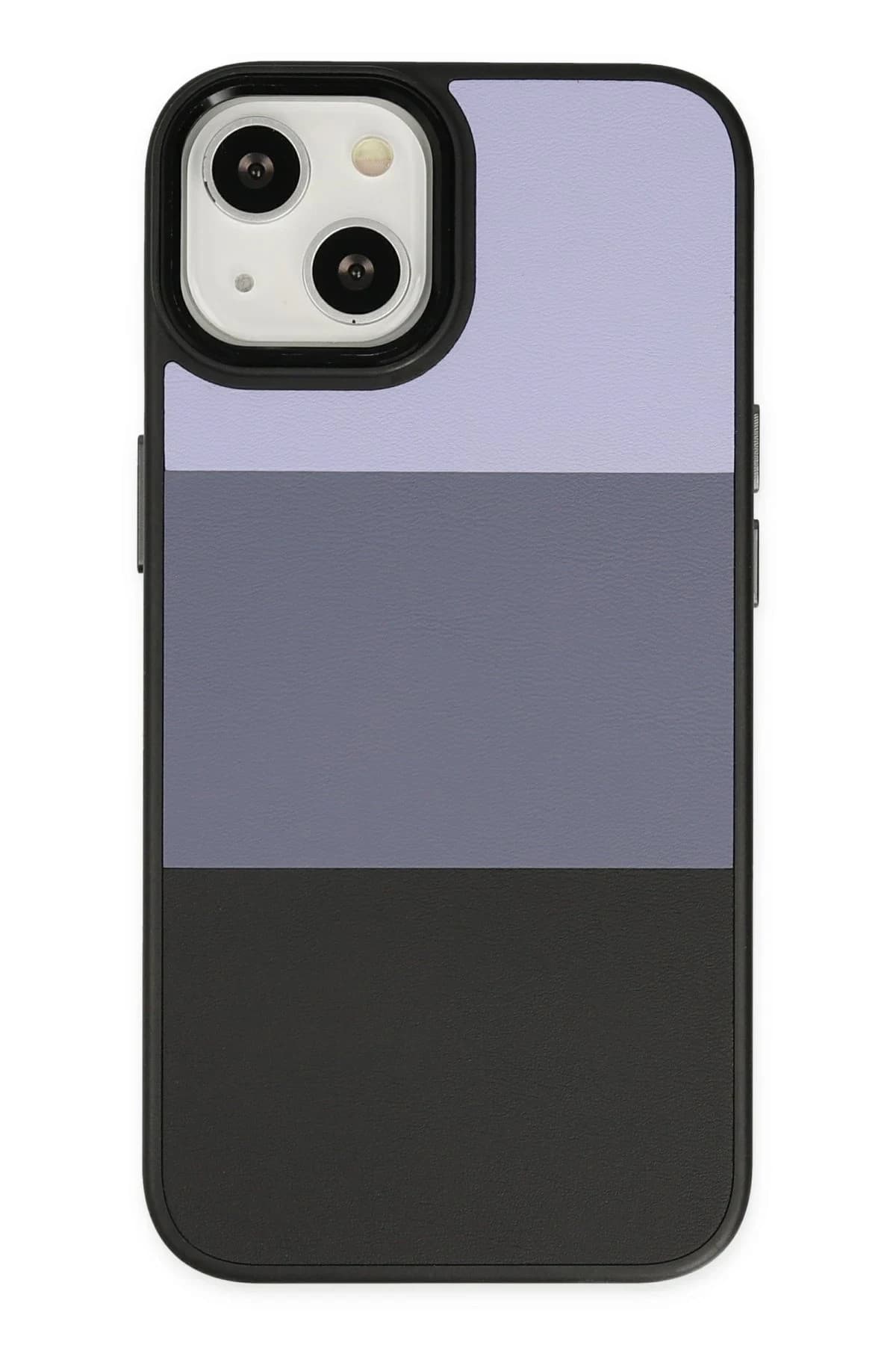 uryport Apple iPhone 14 Plus Kılıf King Kapak - Lila-Siyah