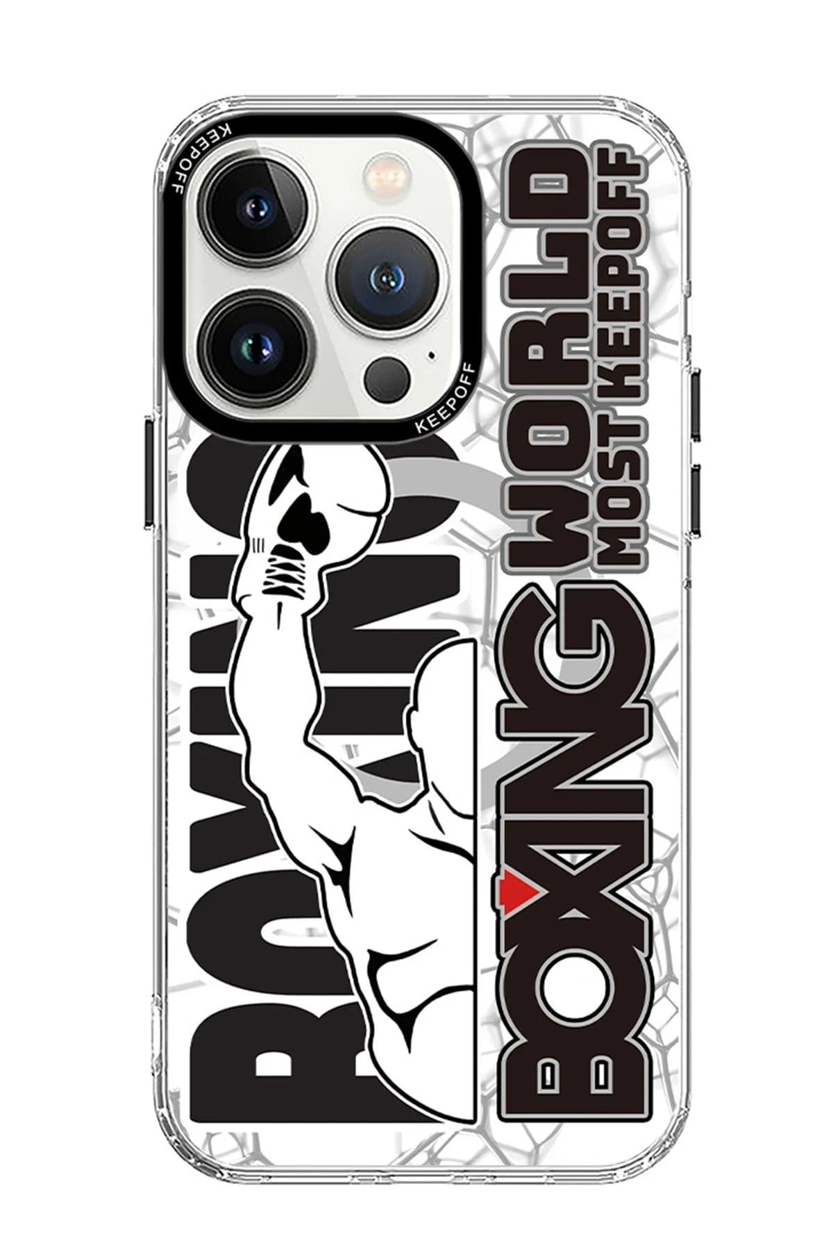 Keep Off Apple iPhone 15 Pro Arena Fighting Magsafe Kapak - Win