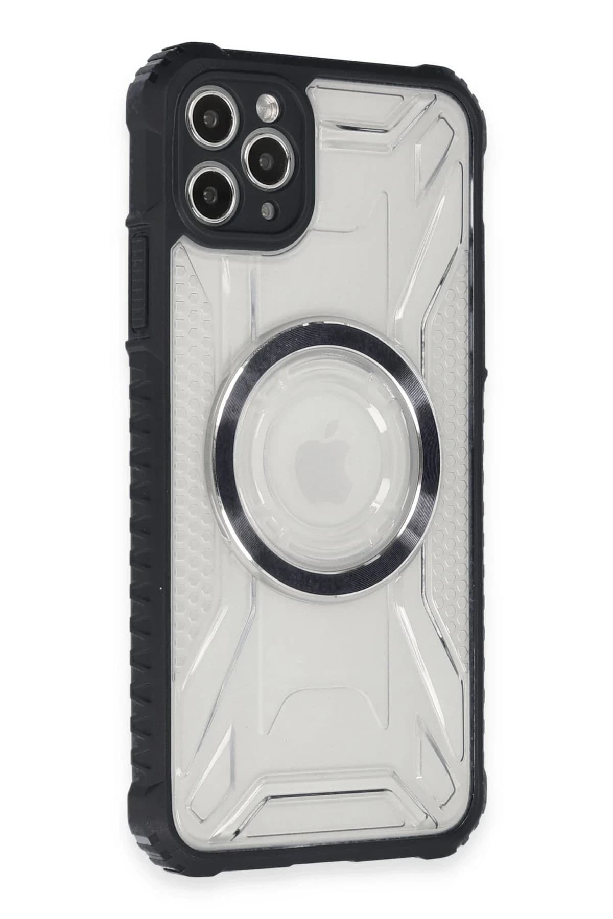 uryport Apple iPhone 11 Pro Kılıf Prag Magneticsafe Kapak - Siyah