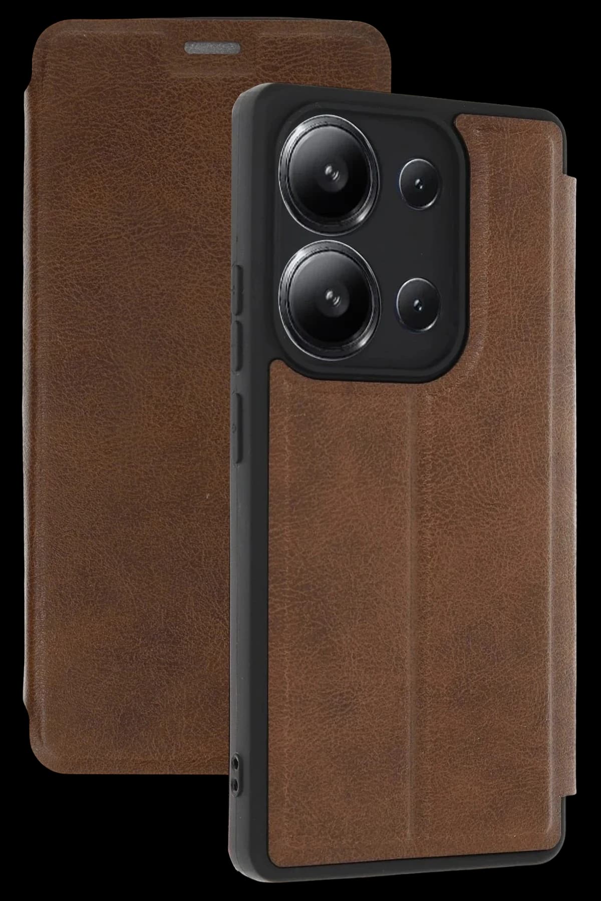 uryport Xiaomi Redmi 15C 4G Flip Cover - Taba