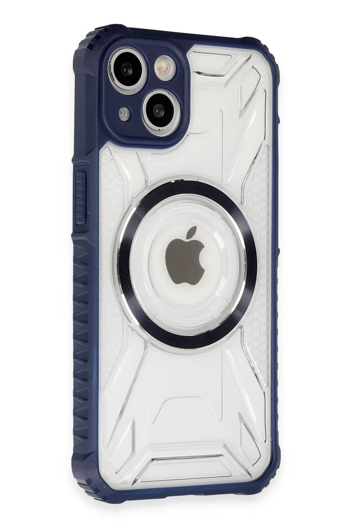 uryport Apple iPhone 13 Kılıf Prag Magneticsafe Kapak - Lacivert