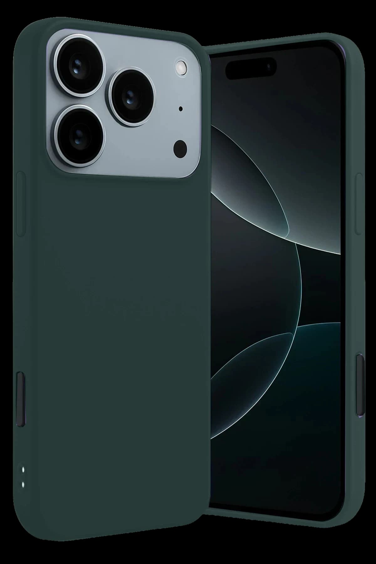uryport Apple iPhone 18 Pro First Silikon - Koyu Yeşil