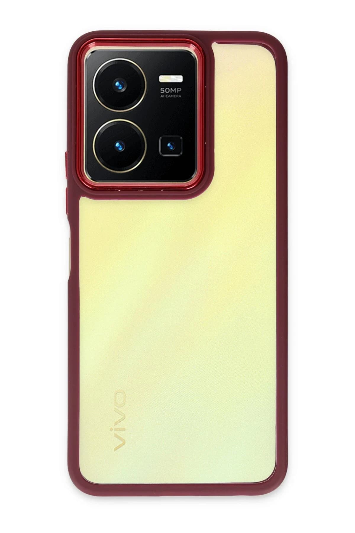 uryport Vivo Y35 Kılıf Dora Kapak - Kırmızı
