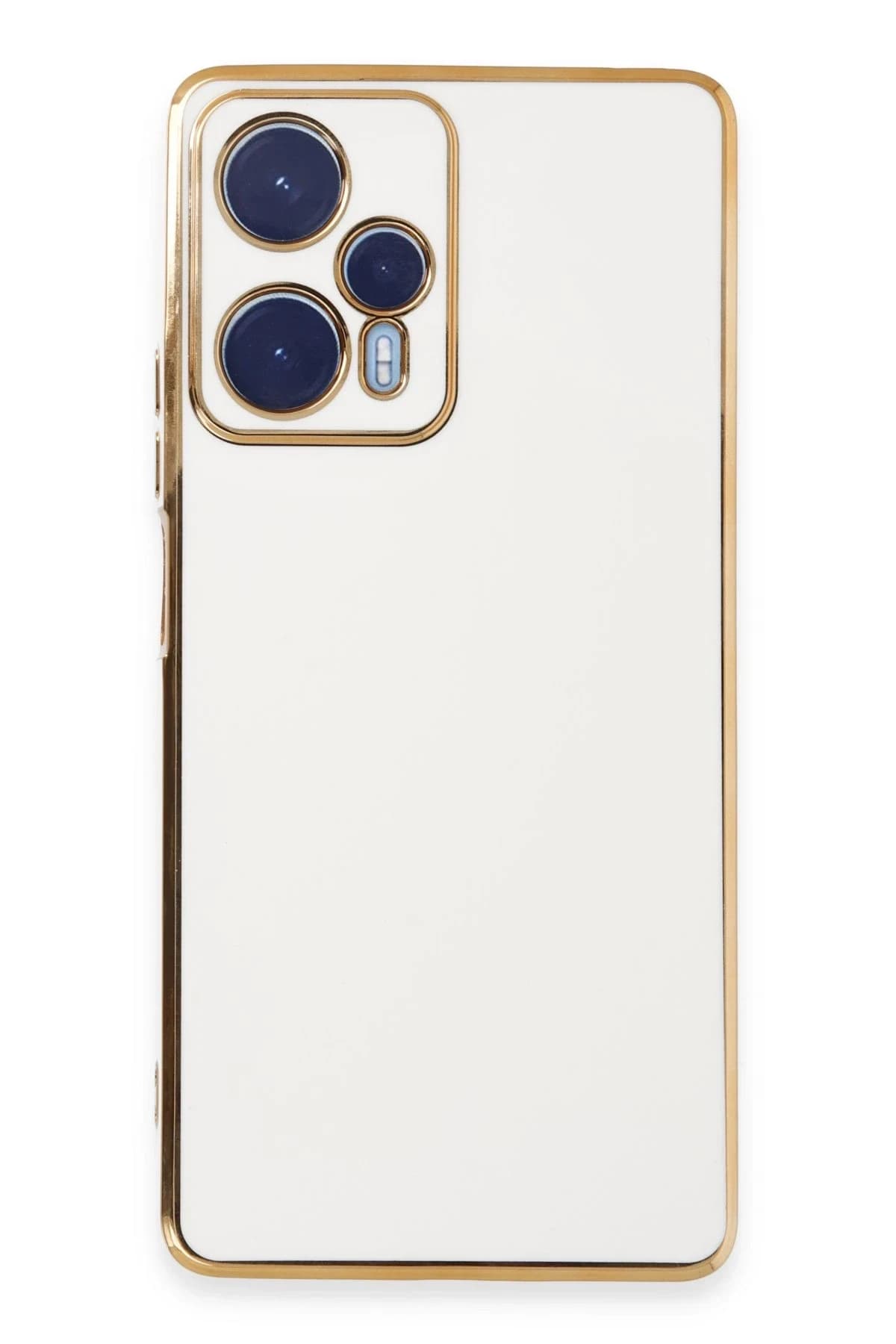 uryport Xiaomi Poco F5 Kılıf Volet Silikon - Beyaz