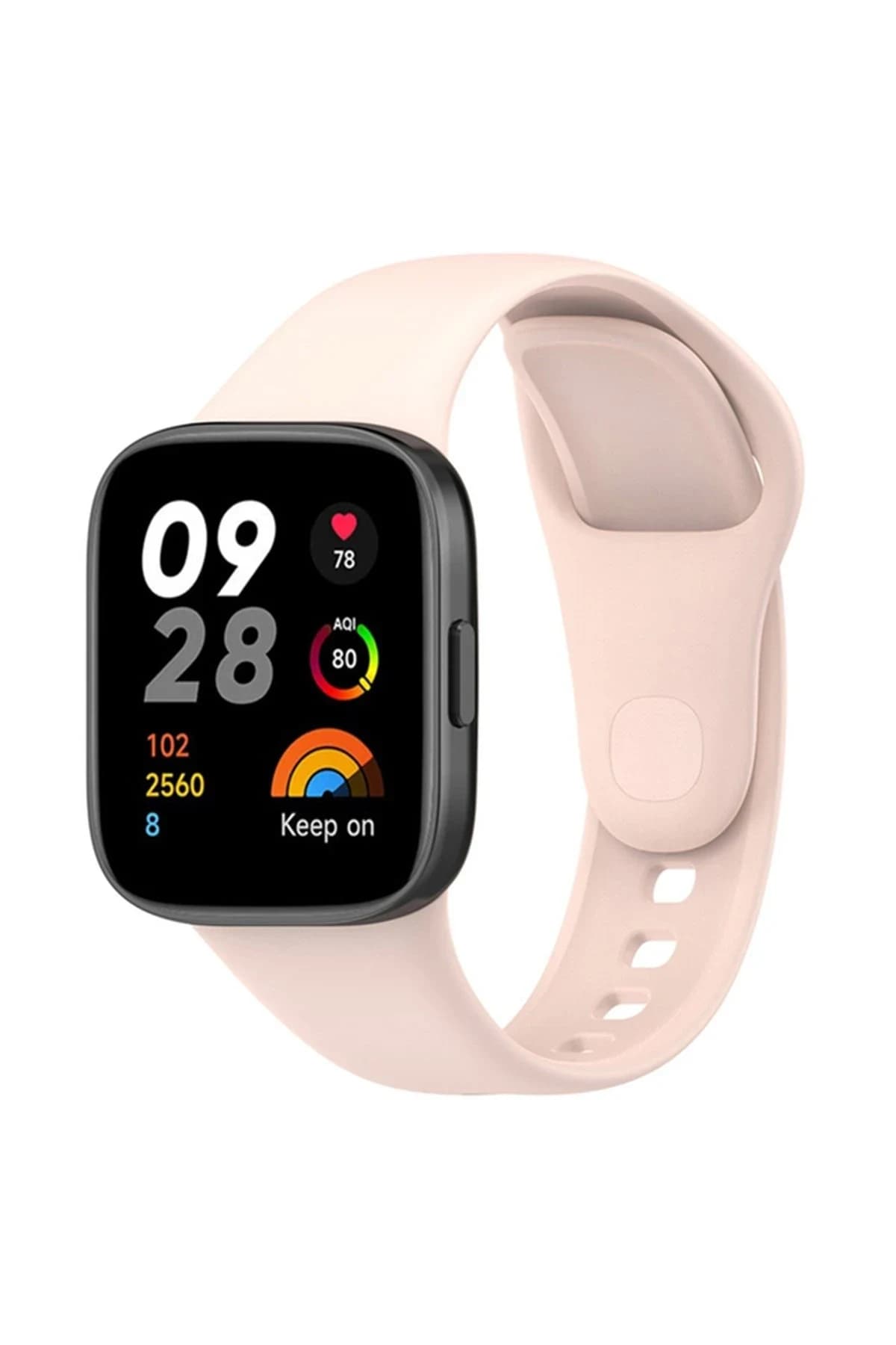 uryport Xiaomi Redmi Watch 3 Klasik Kordon - Pudra