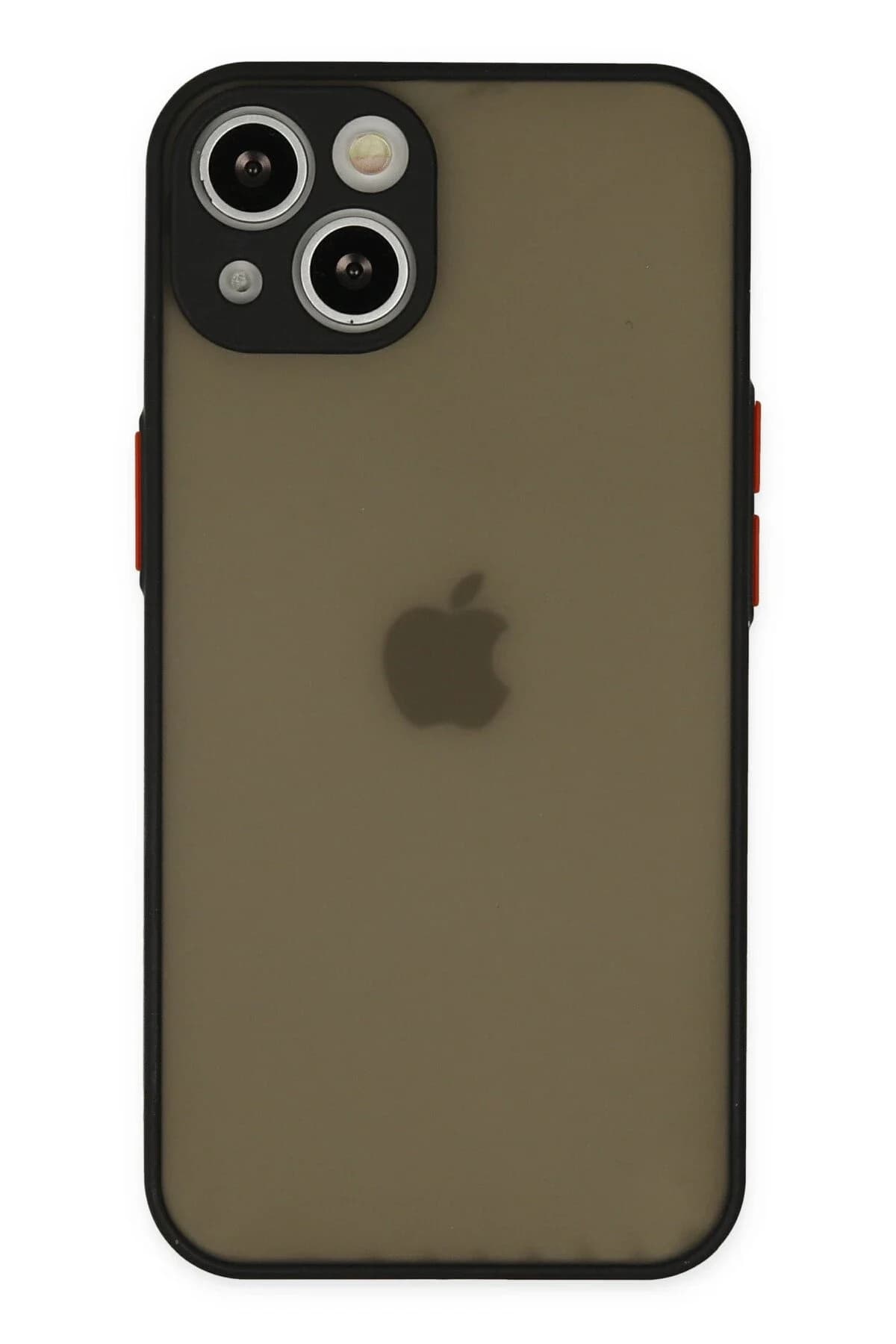 uryport Apple iPhone 14 Plus Kılıf Montreal Silikon Kapak - Siyah