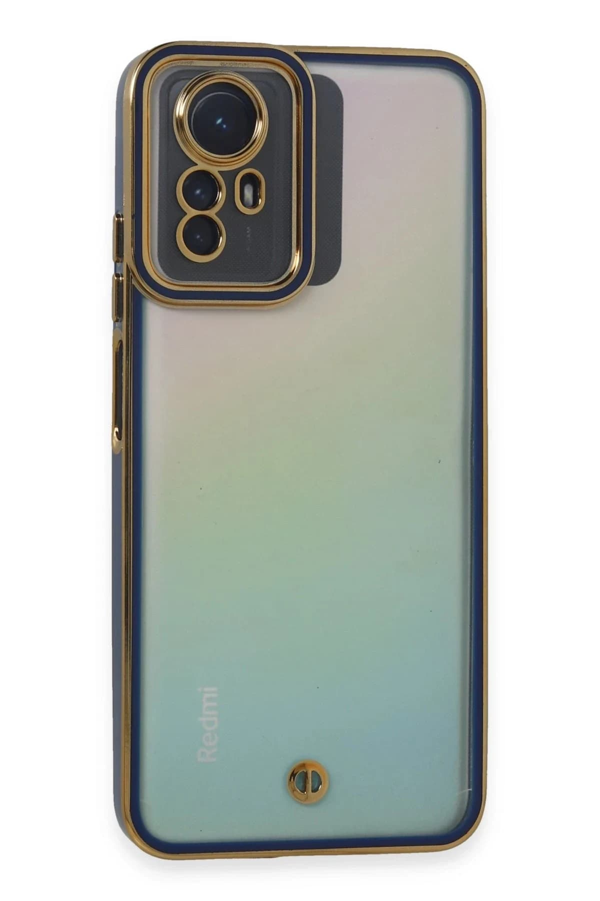 uryport Xiaomi Redmi Note 12S Kılıf Liva Lens Silikon - Mavi