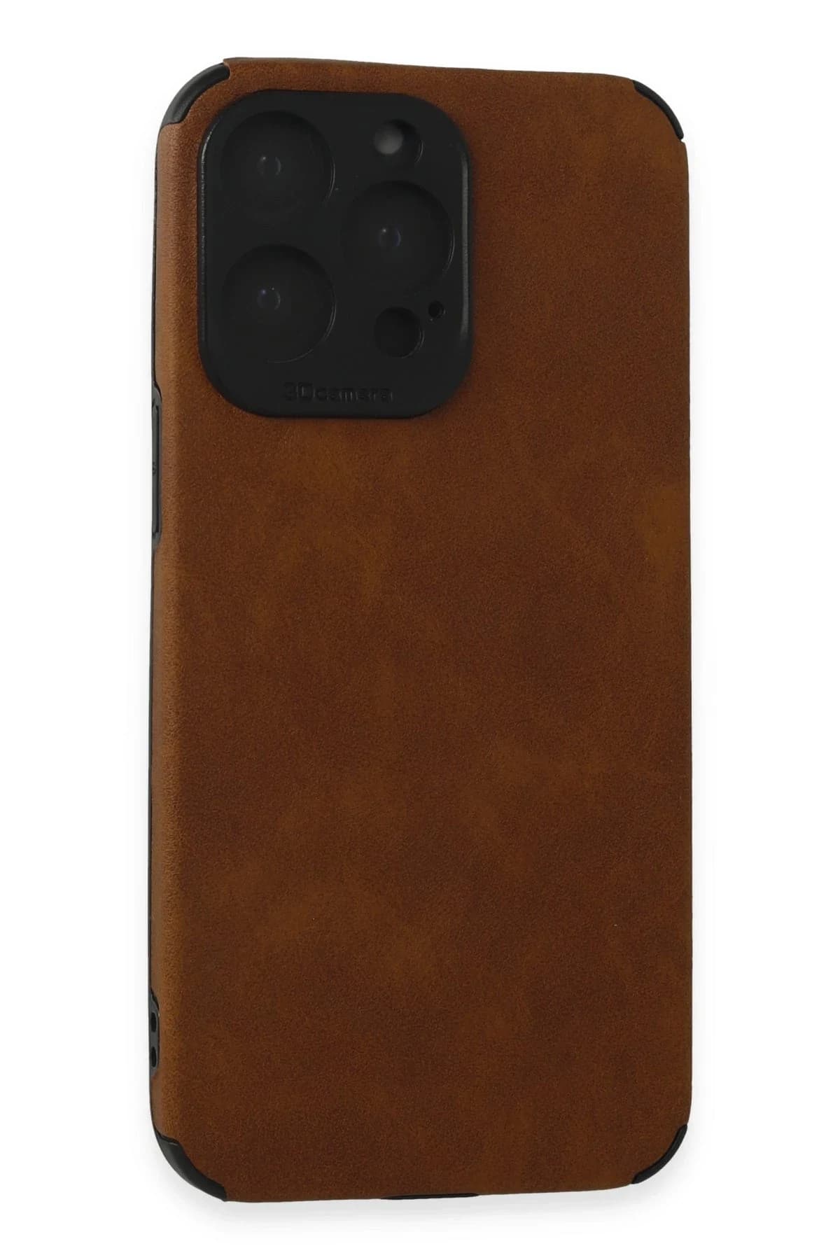 uryport Apple iPhone 15 Pro Kılıf Loop Deri Silikon - Kahverengi