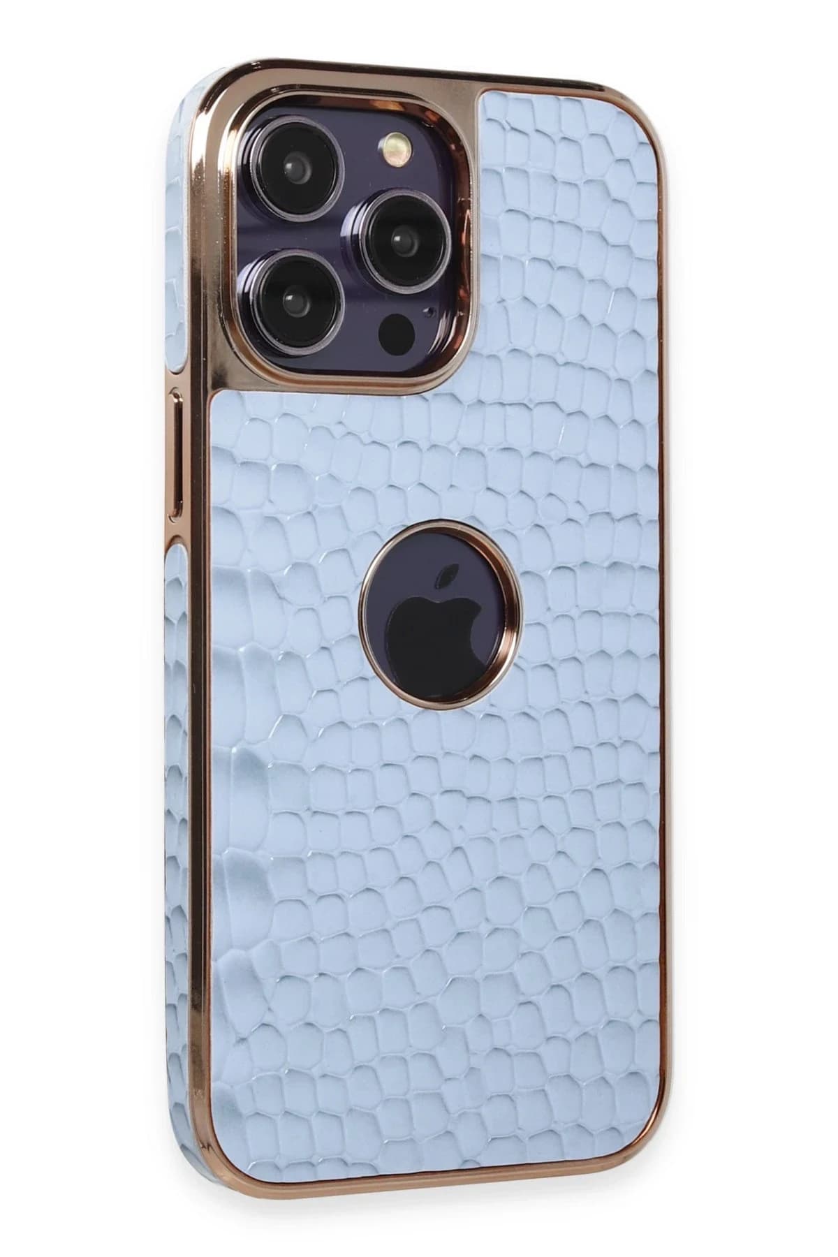 uryport Apple iPhone 13 Pro Max Kılıf Snake Kapak - Sierra Blue