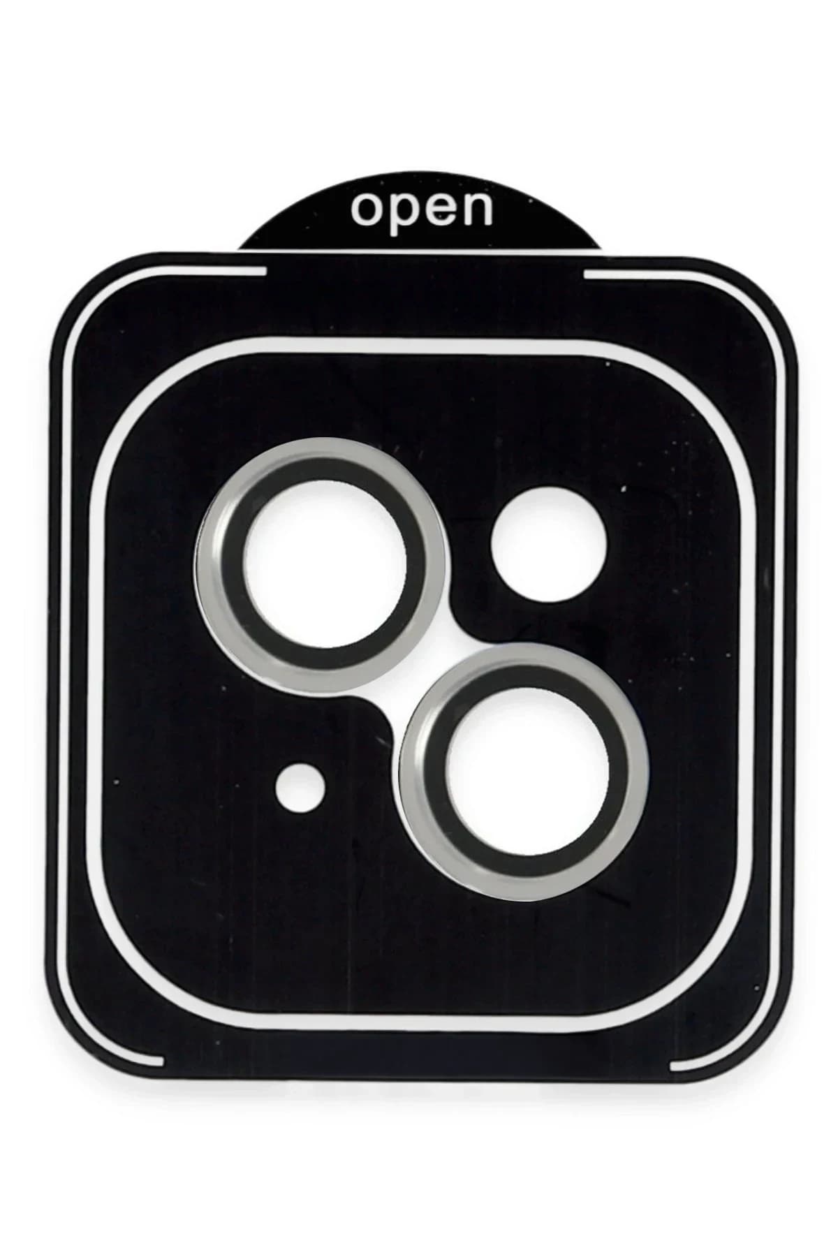 Joko Apple iPhone 13 PVD Metal Kamera Lens - Gümüş