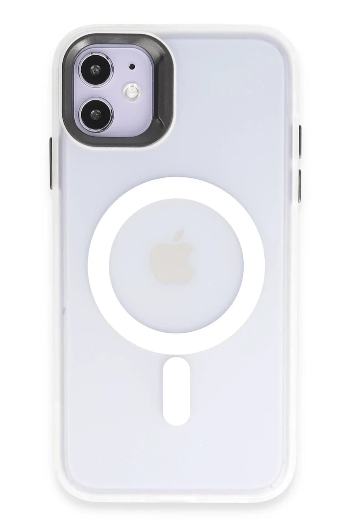 Joko Apple iPhone 11 Kılıf Mateks Magsafe Kapak - Beyaz