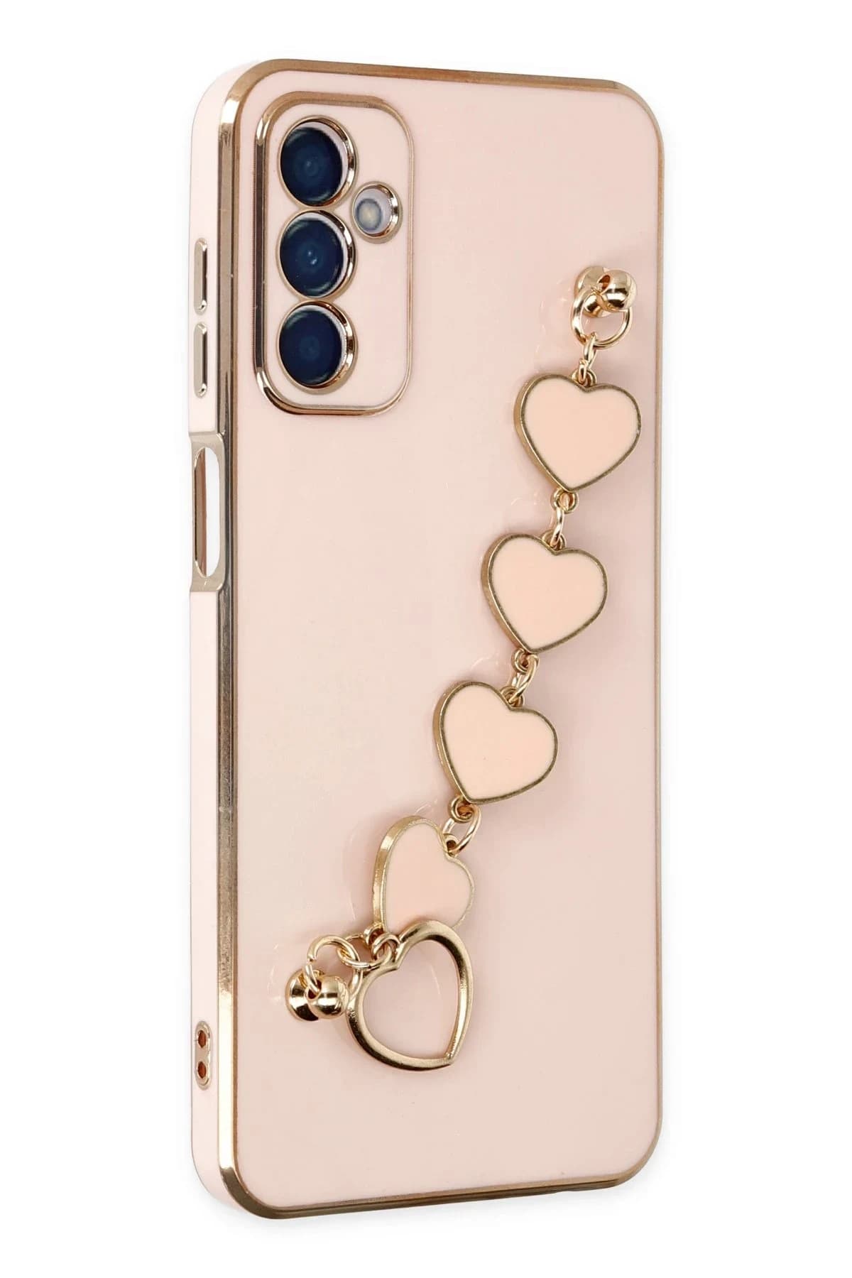 uryport Samsung Galaxy M23 Kılıf Esila Silikon - Pudra
