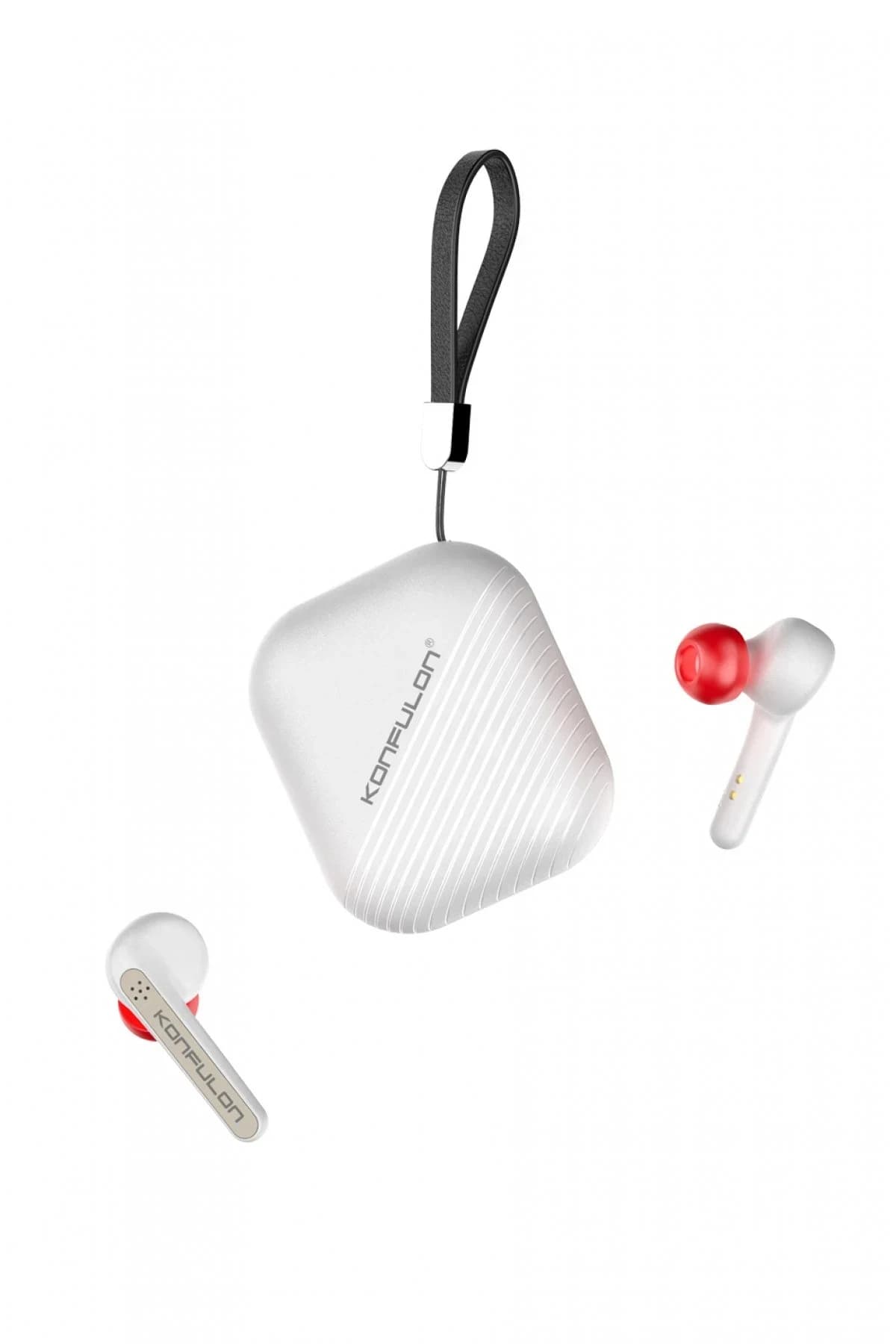 Konfulon BTS09 Kablosuz Airpods Kulaklık - Beyaz